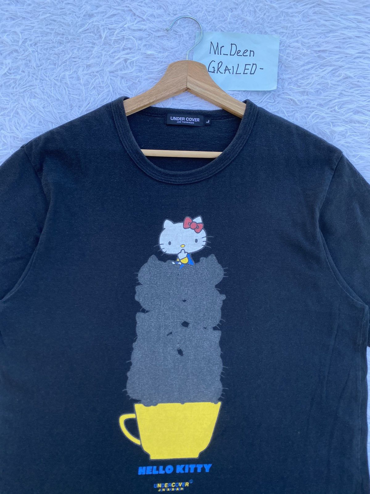 Undercover Rare Undercover by Jun Takahashi x Hello Kitty Black Tshirt Size US M / EU 48-50 / 2 - 7 Thumbnail