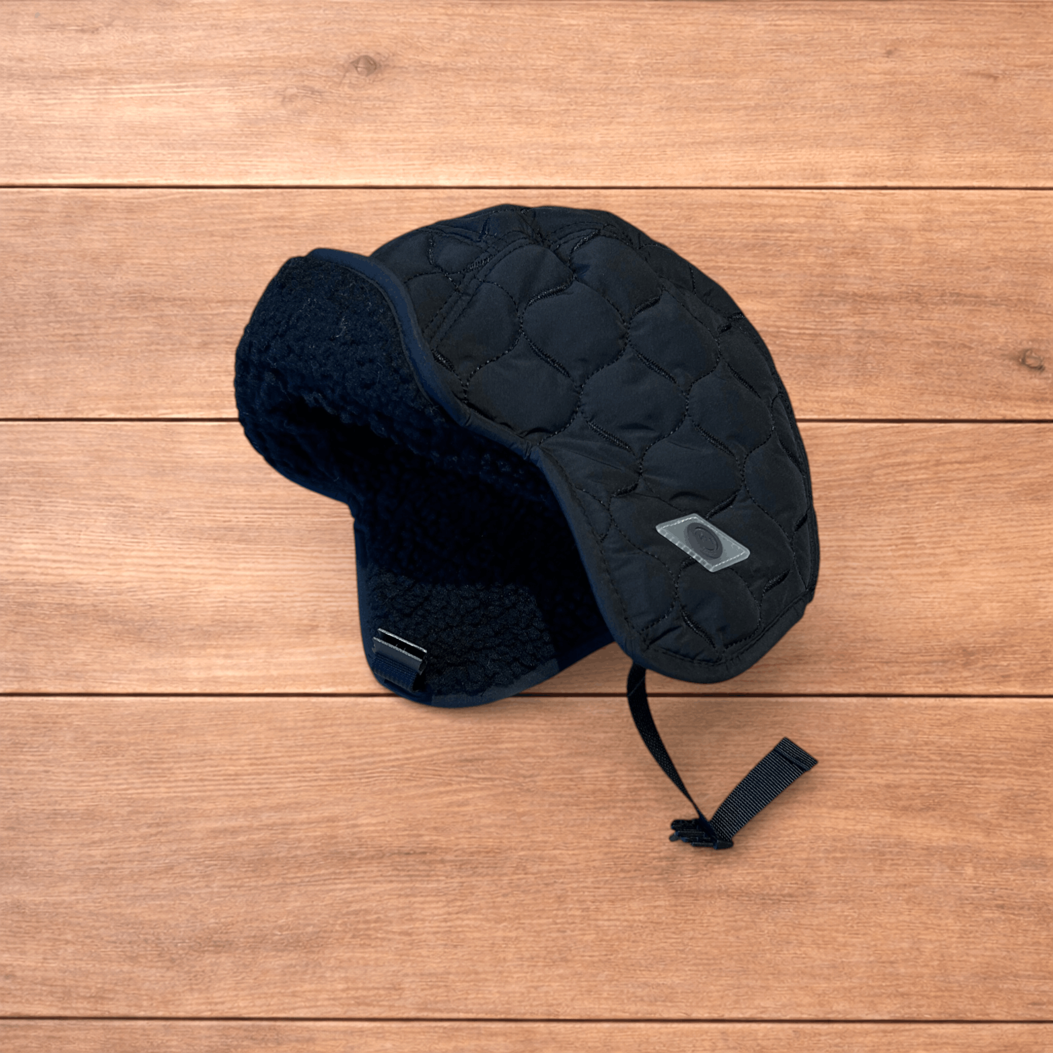 Japanese Brand Russian Trapper Korean padded fluffy hat cap in black. Size ONE SIZE - 1 Thumbnail