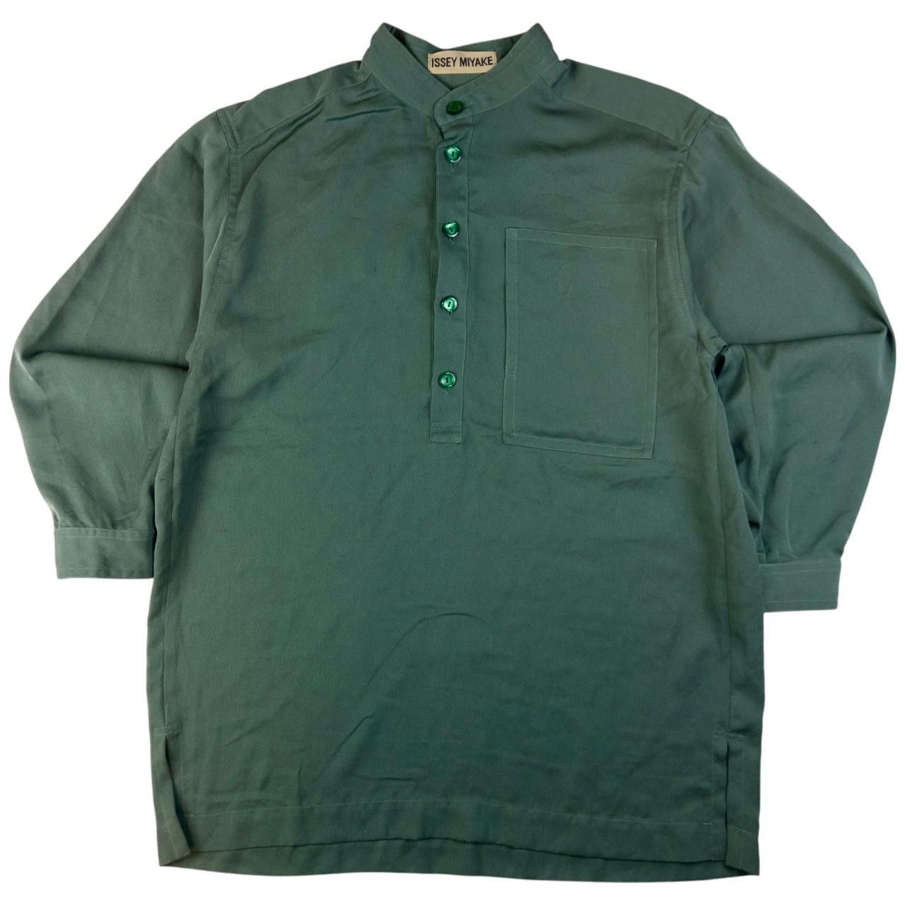 Issey Miyake Vintage Issey Miyake Half-Button Up Shirt Size S Size US S / EU 44-46 / 1 - 1 Thumbnail