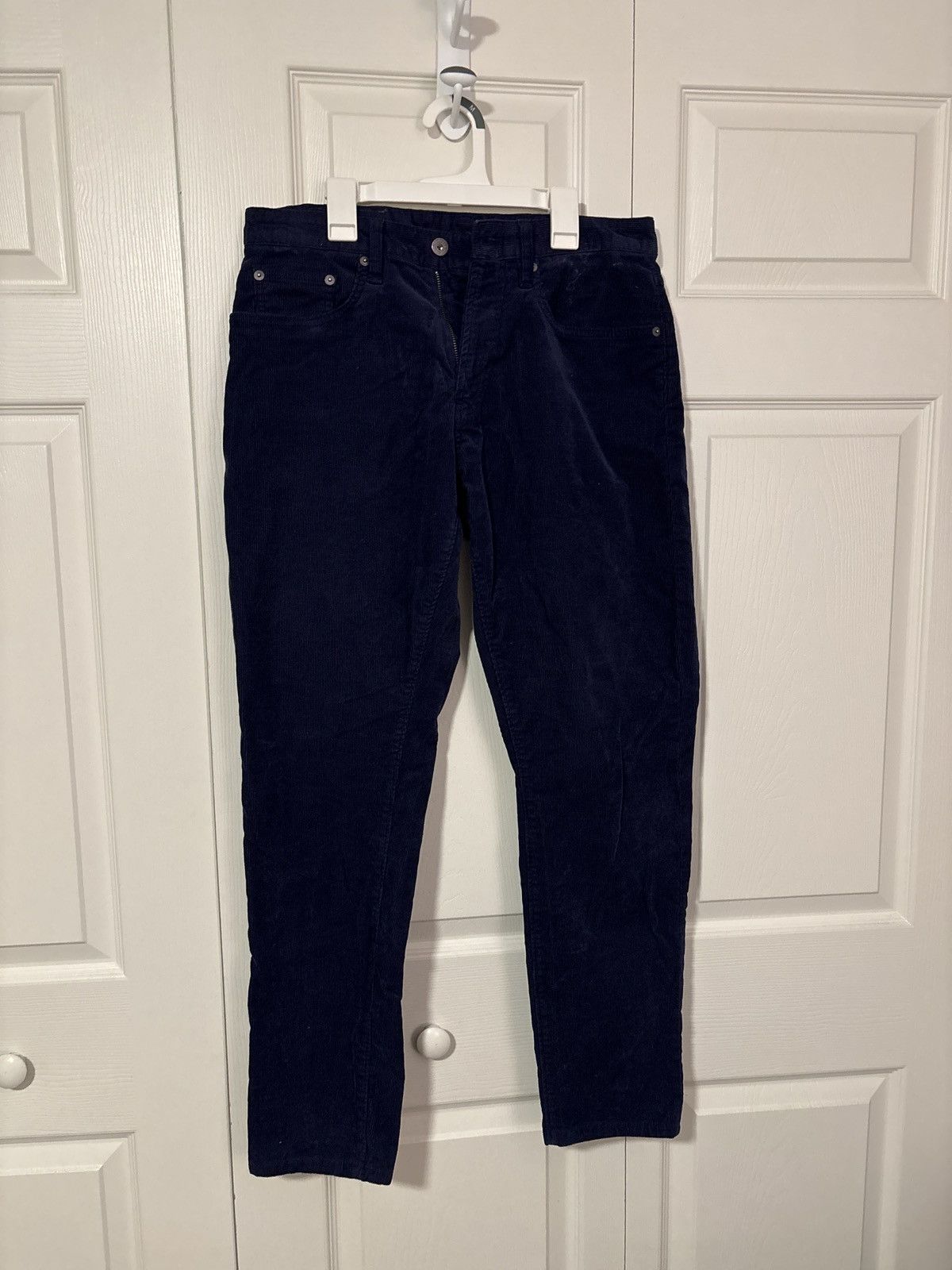 Bonobos × Vintage Navy Blue Corduroy Bonobos Pants 30/30 Size US 30 / EU 46 - 4 Thumbnail