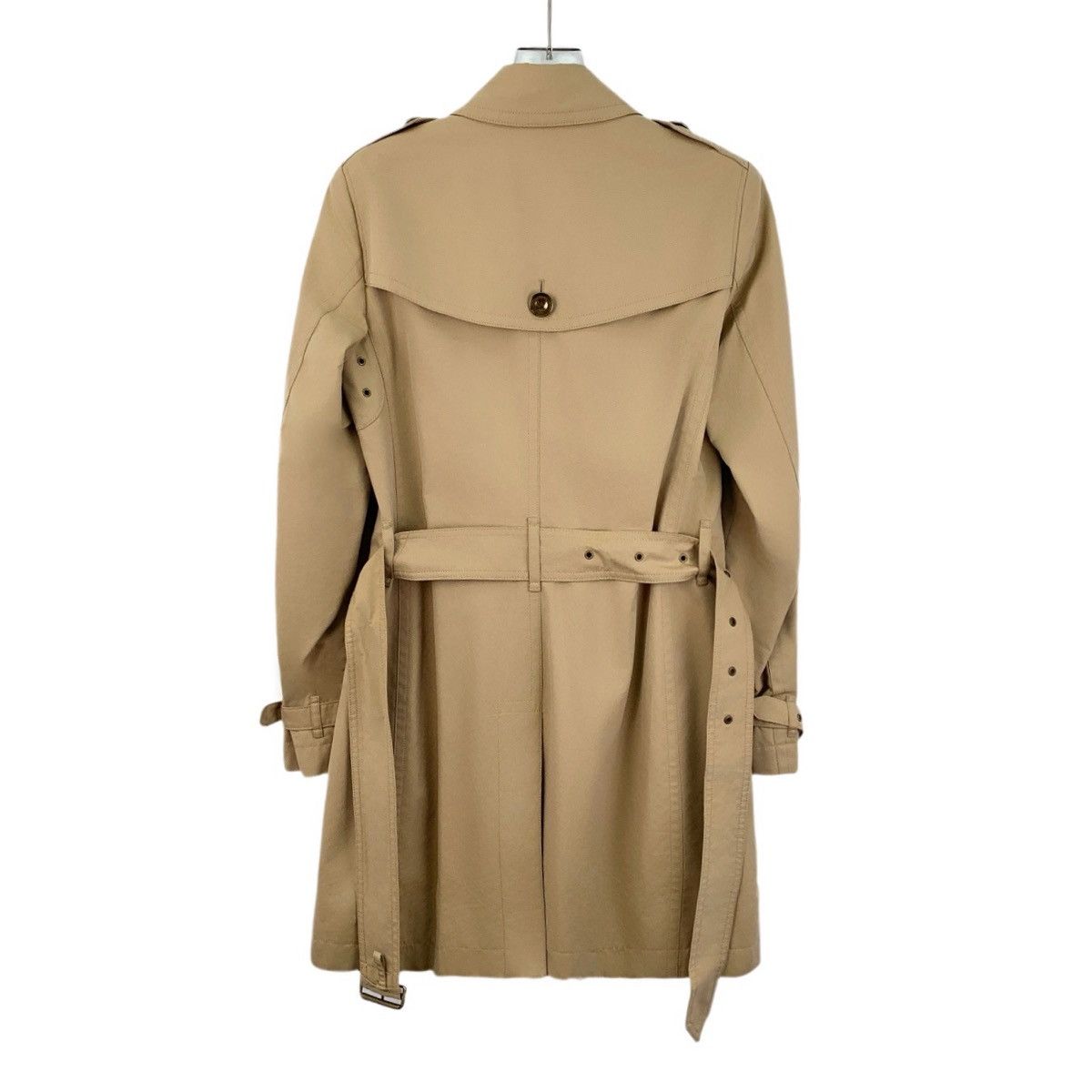Burberry Burberry Brown Cotton Lapel Double Breasted Trench Coat Size S / US 4 / IT 40 - 2 Thumbnail