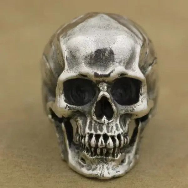 Jewelry Miyauchi x Saki Retro Personality Skull Ring Size ONE SIZE - 2 Thumbnail