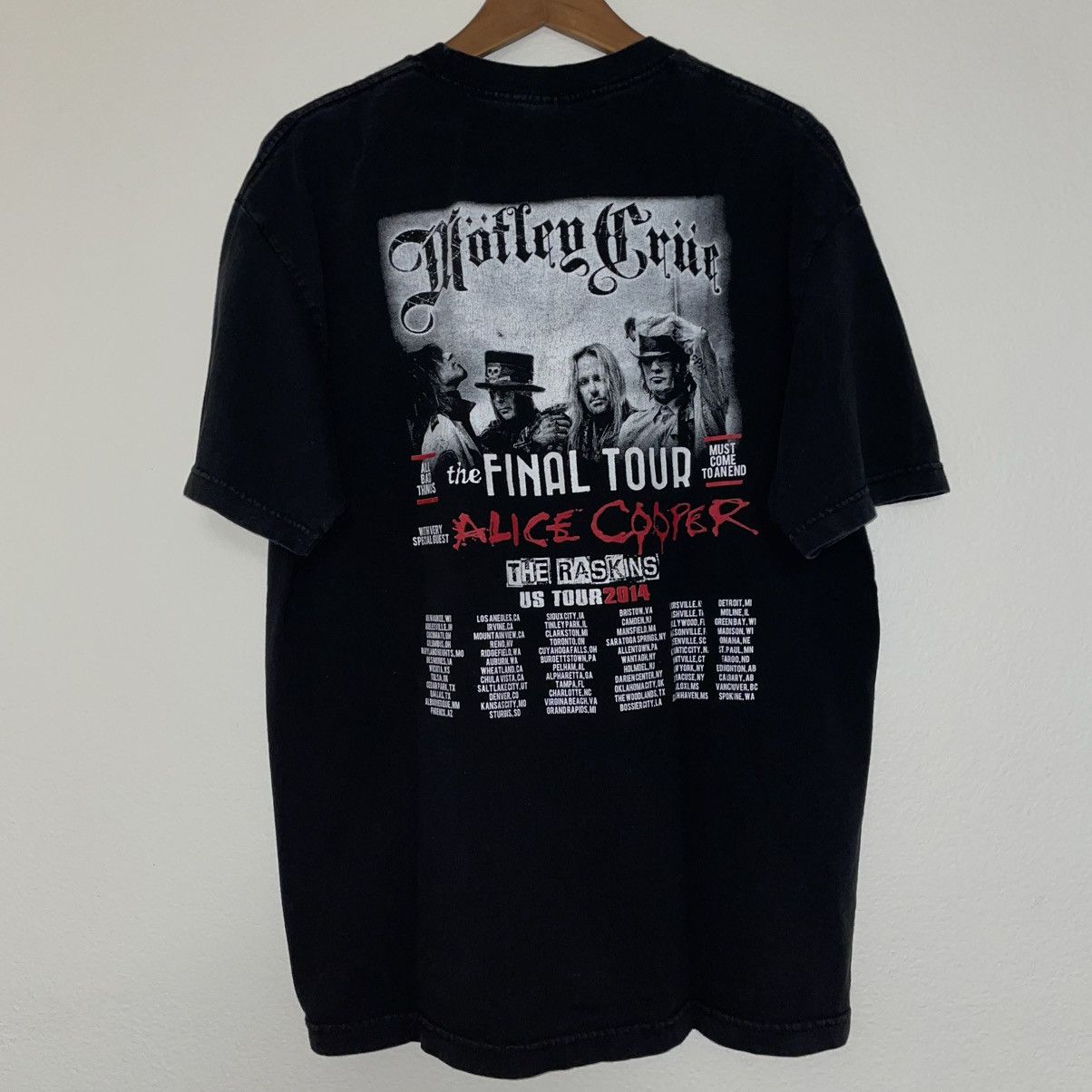 Band Tees Motley Crue Final Tour T-shirt Size US XL / EU 56 / 4 - 4 Thumbnail