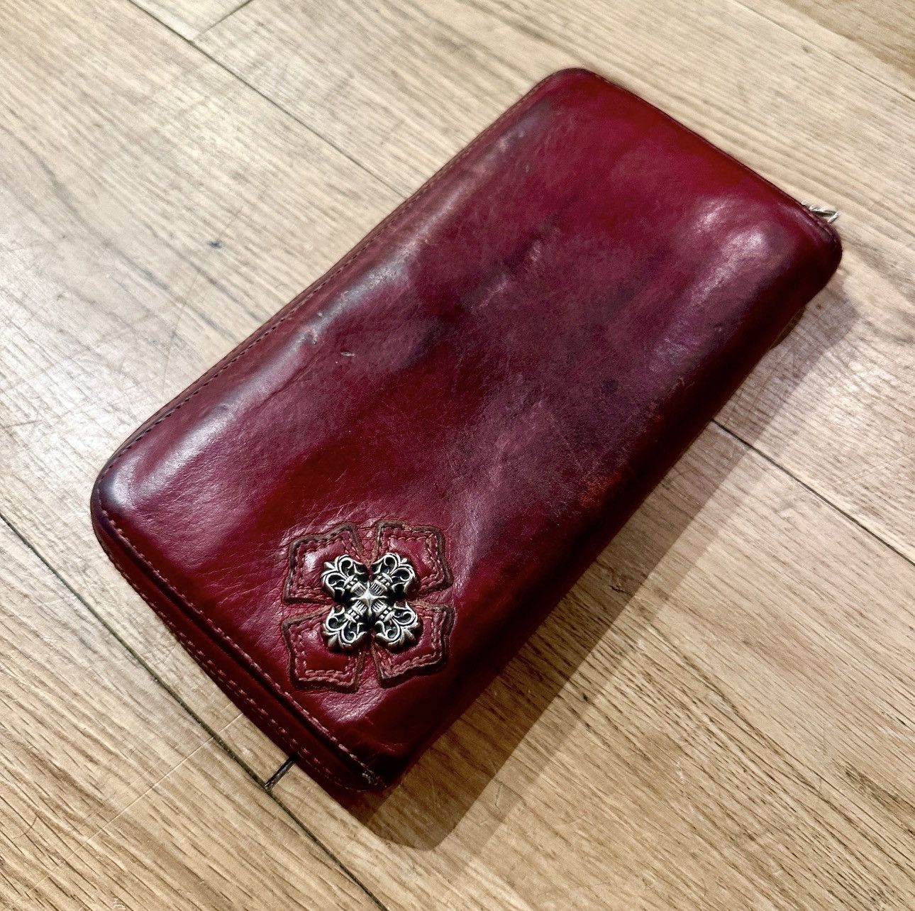 Chrome Hearts Chrome Hearts Crimson Filigree Long Zip Wallet Size ONE SIZE - 4 Thumbnail
