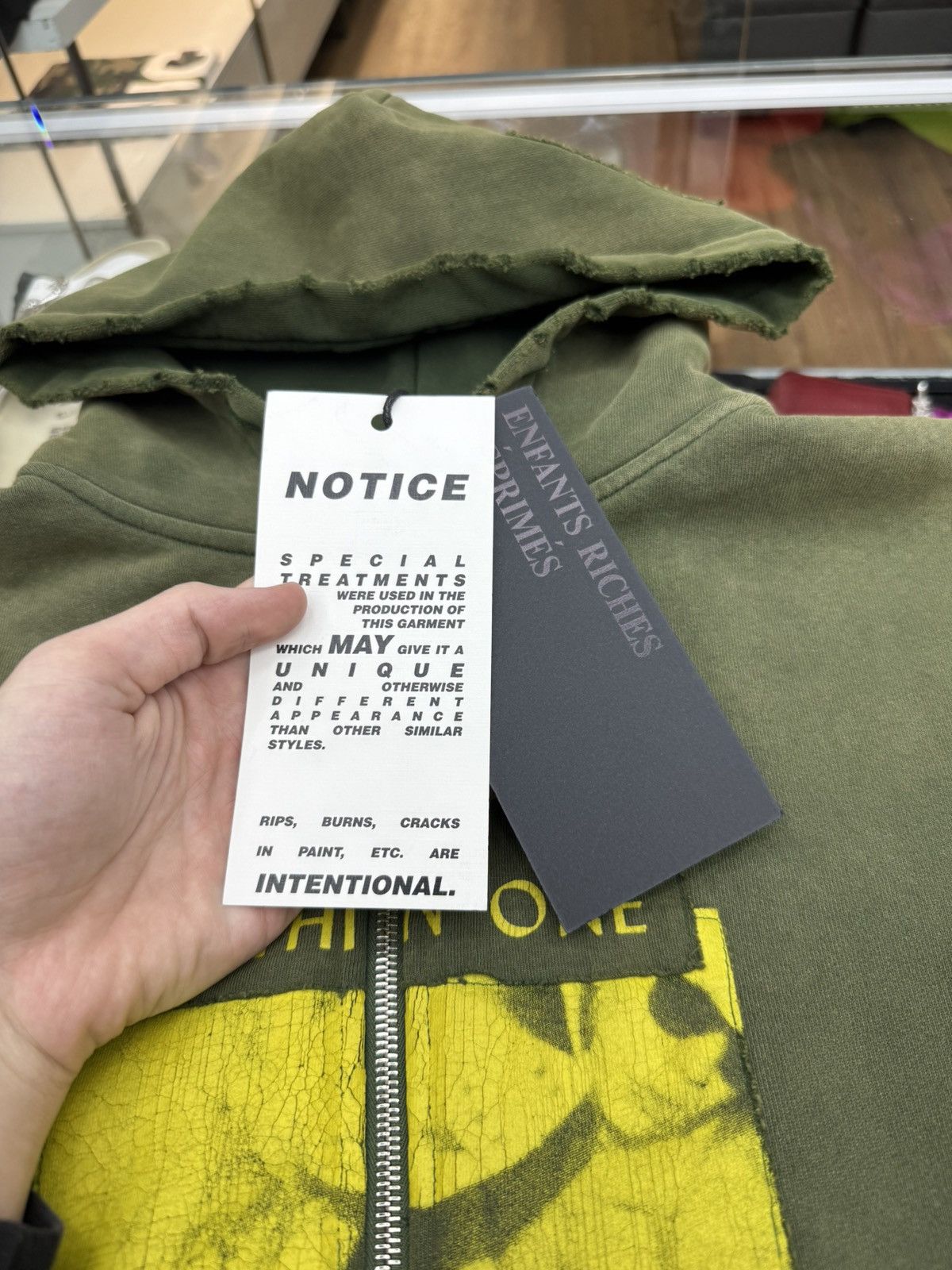 Enfants Riches Deprimes Enfants Riches Déprimés 2 Wars Within One Zip Hoodie Green Size US M / EU 48-50 / 2 - 5 Thumbnail