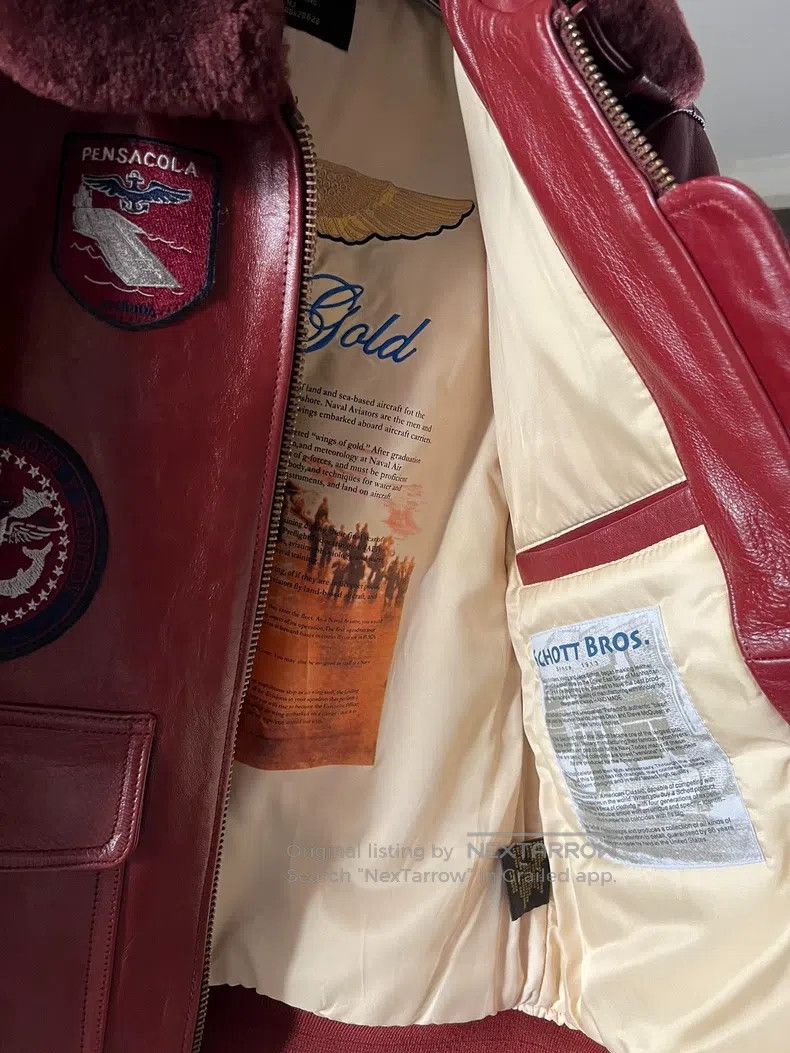 Schott Schott Men's autumn and winter leather coats Size US M / EU 48-50 / 2 - 6 Thumbnail