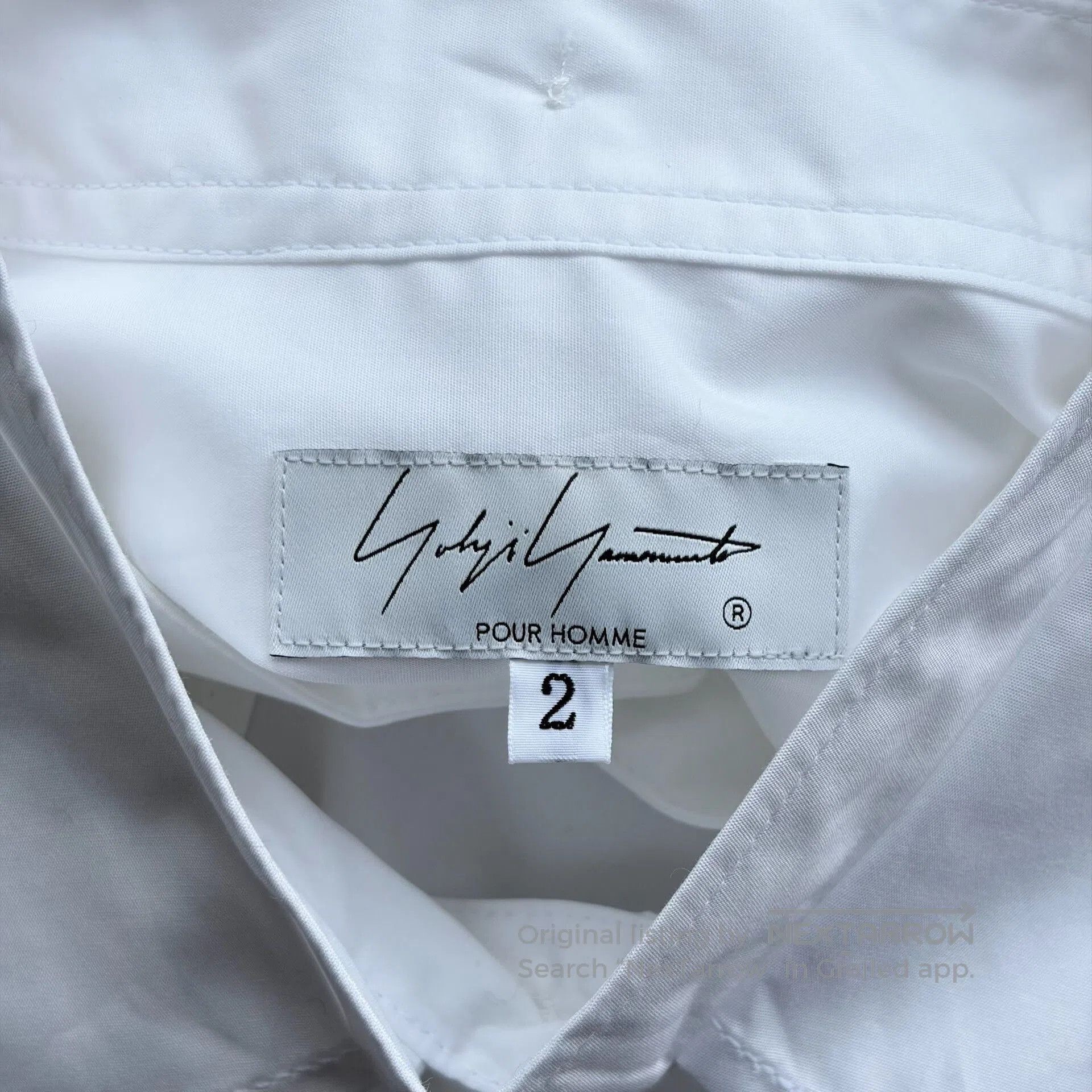 Yohji Yamamoto detachable collar white shirt by yohji yamamoto. Size US M / EU 48-50 / 2 - 7 Thumbnail