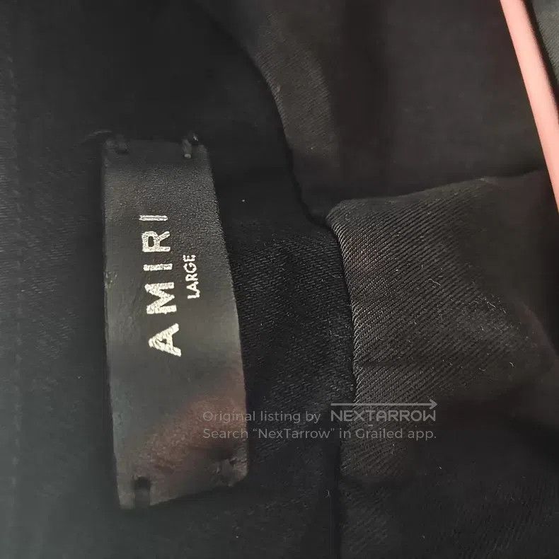 Amiri Amiri Waxed black biker jacket Size US M / EU 48-50 / 2 - 3 Thumbnail