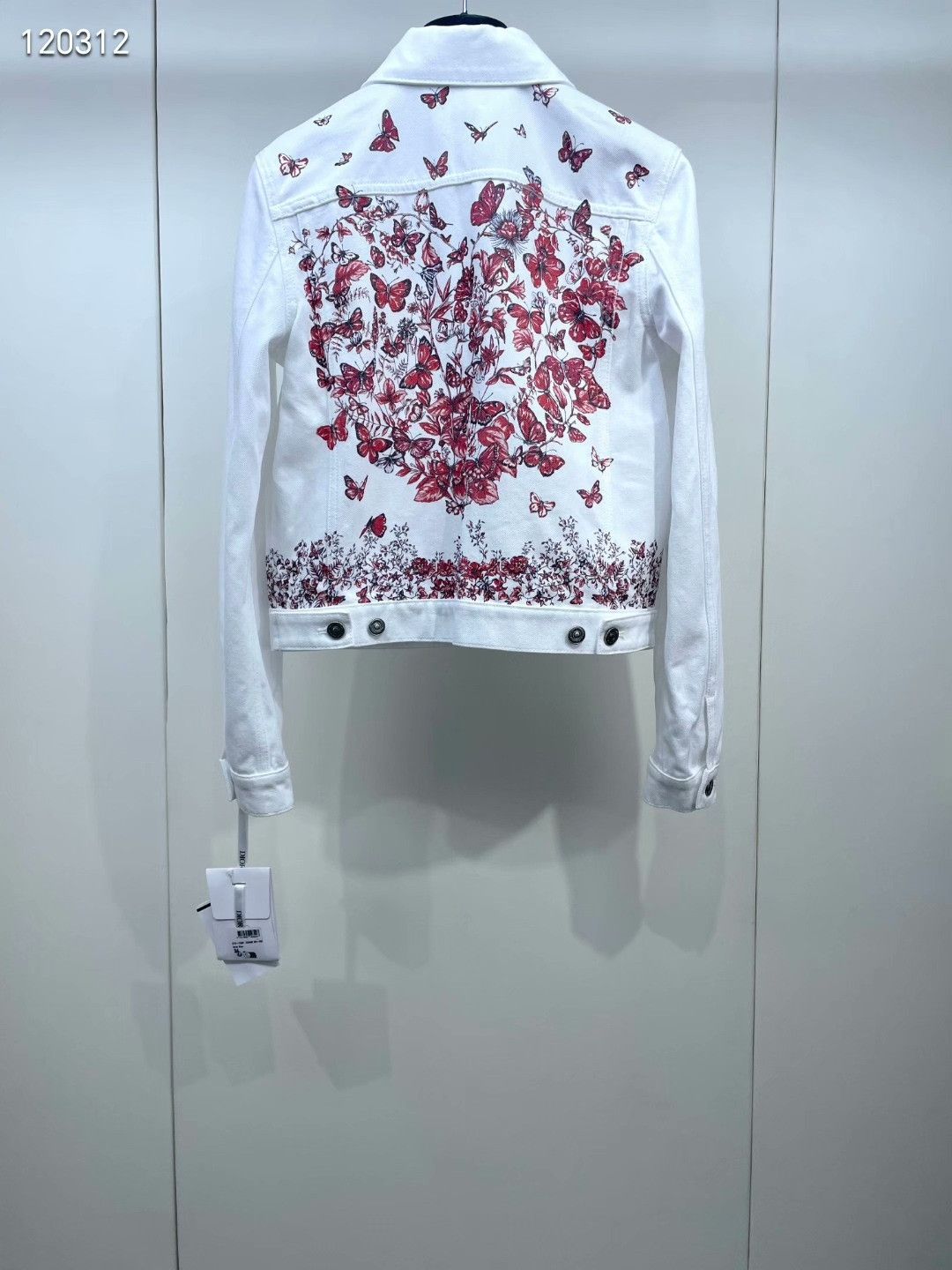 Dior Dior 2024 Butterfly Denim Jacket Size XXS / US 00 / IT 34 - 1 Thumbnail