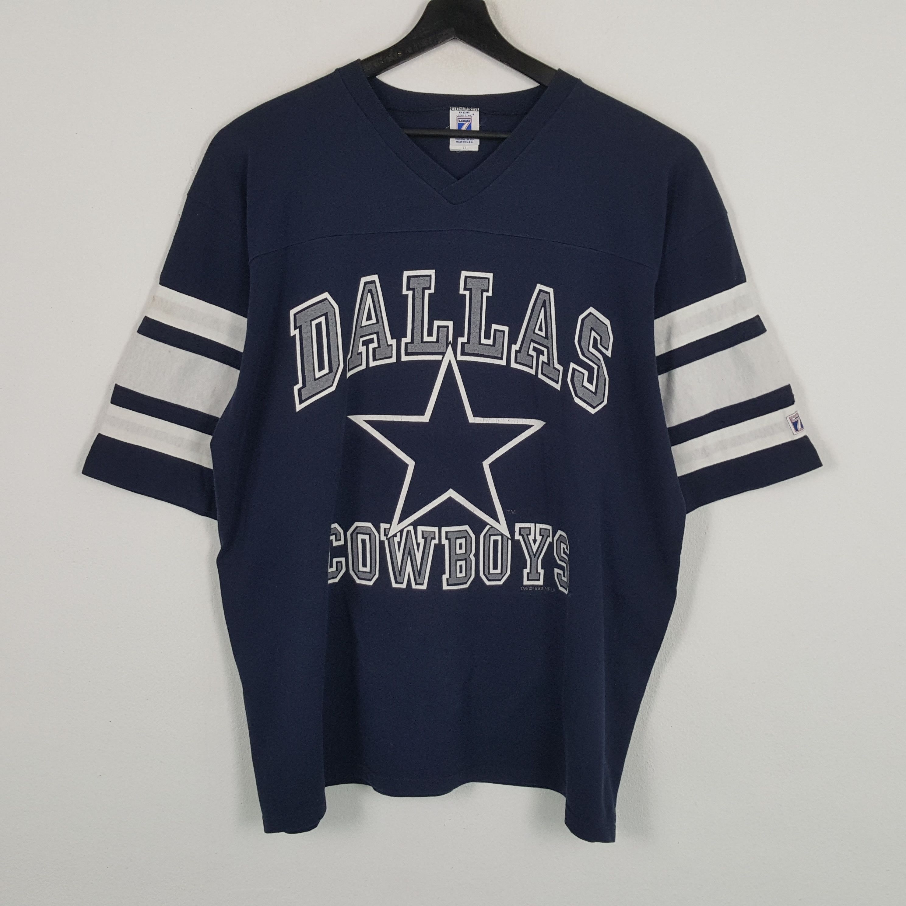 Logo 7 × NFL × Vintage DALLAS COWBOYS NFL American Football Team Vintage Tshirt Size US XXL / EU 58 / 5 - 1 Thumbnail