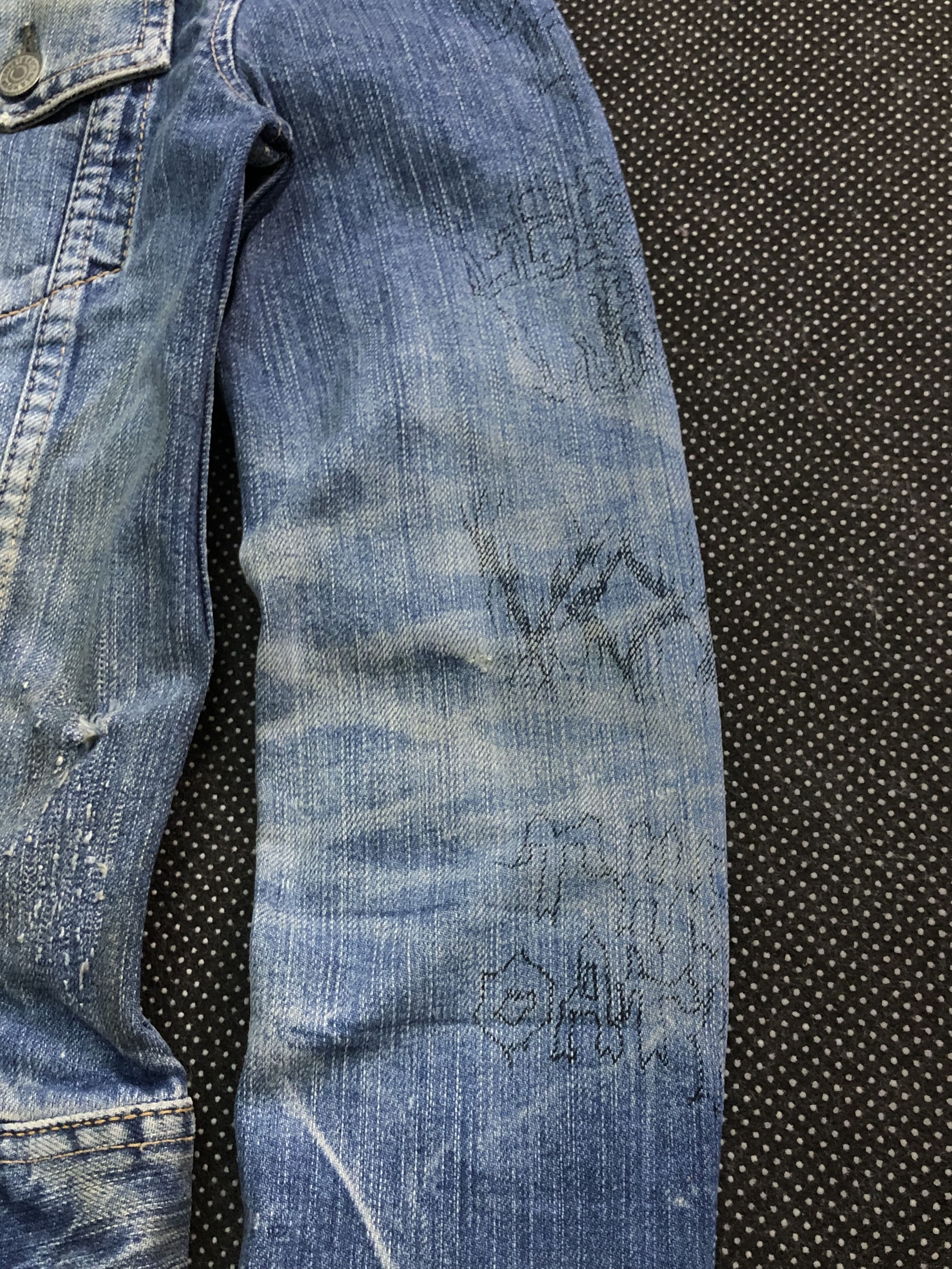 Hysteric Glamour RARE🔥90’S HYSTERIC KINKY JEANS TAKUYA KIMURA DENIM JACKET Size XXS / US 00 / IT 34 - 7 Thumbnail