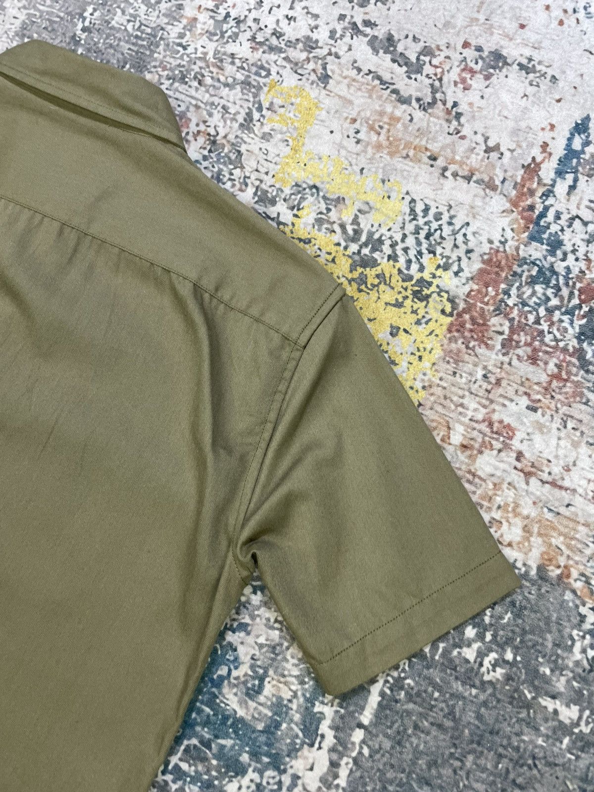 Smith's American Smith’s American Olive Green Twill Work Shirt Size US M / EU 48-50 / 2 - 9 Thumbnail
