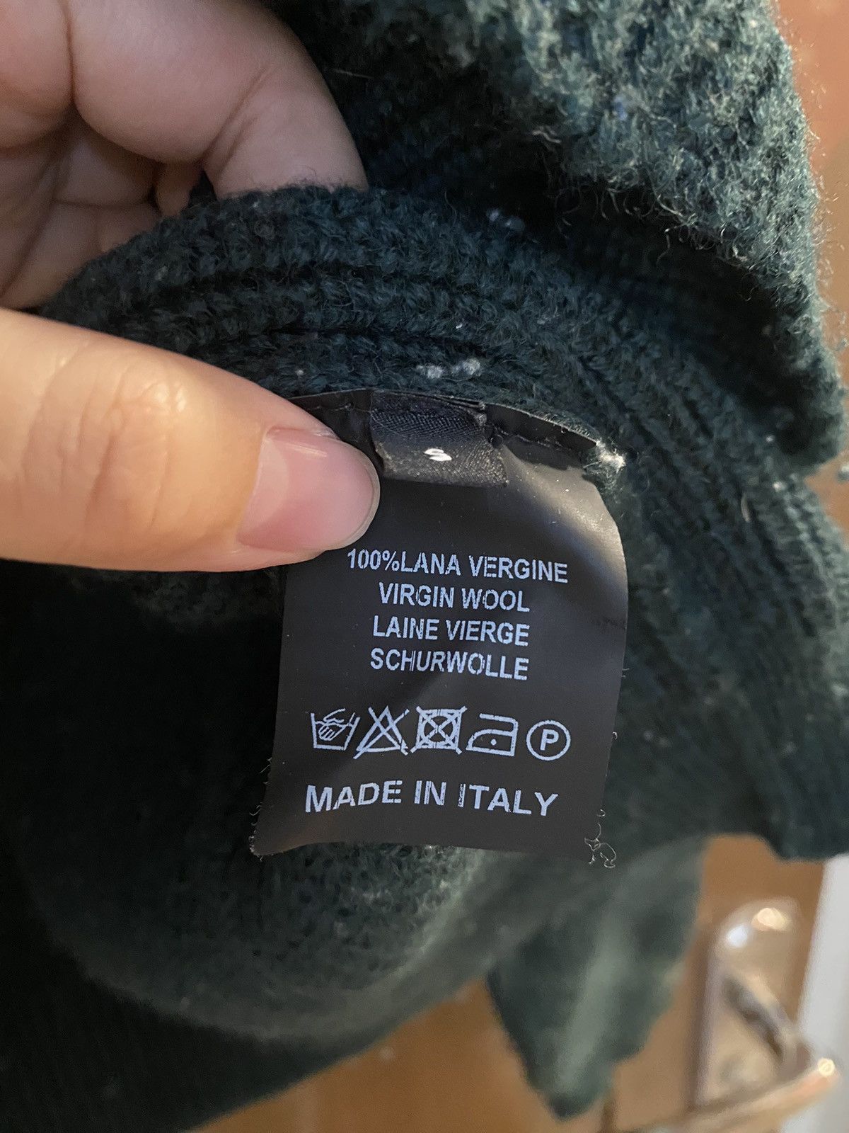Raf Simons FW16 LANA VERGING WOOL PATCHED KNIT sweater Size US S / EU 44-46 / 1 - 5 Thumbnail