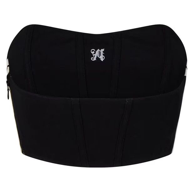 Palm Angels o1g2r1mq0325 Crop Top in Black Size L / US 10 / IT 46 - 2 Thumbnail