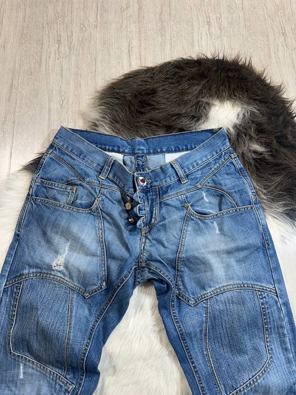 Vintage Crazy Vintage Avantgarde Jeans Size US 31 - 3 Thumbnail