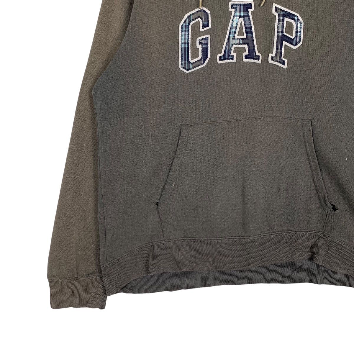 Gap GAP Checked Big Logo Pullover Hoodies Sweatshirt #1338-C60 Size US L / EU 52-54 / 3 - 3 Thumbnail