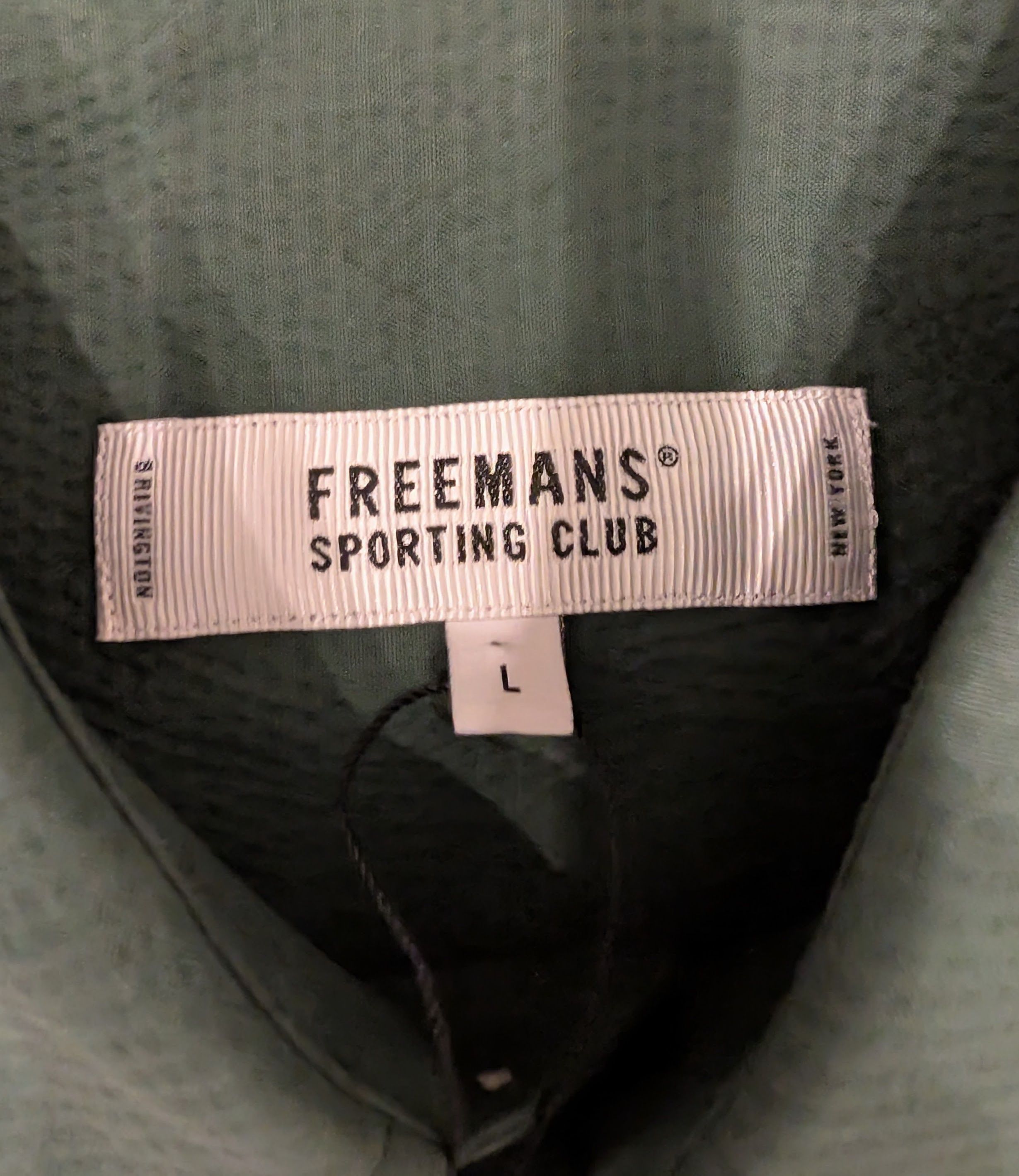Freemans Sporting Club NWT Freemans Sporting Club Overdyed Seersucker Shirt Size US L / EU 52-54 / 3 - 4 Thumbnail