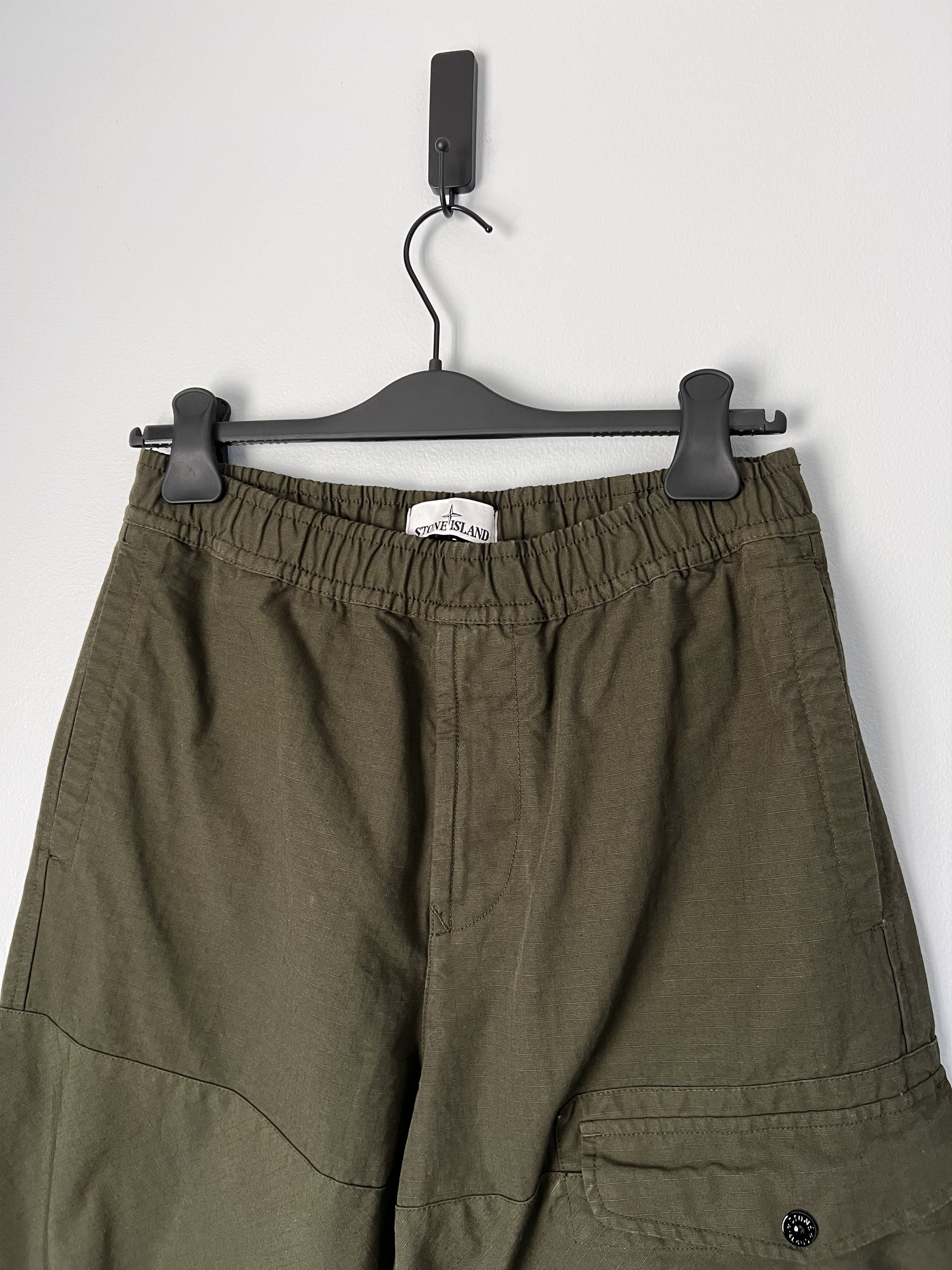 Stone Island Stone Island Loose Cargo Pants in Olive Green 791531412 Size US 30 / EU 46 - 2 Thumbnail