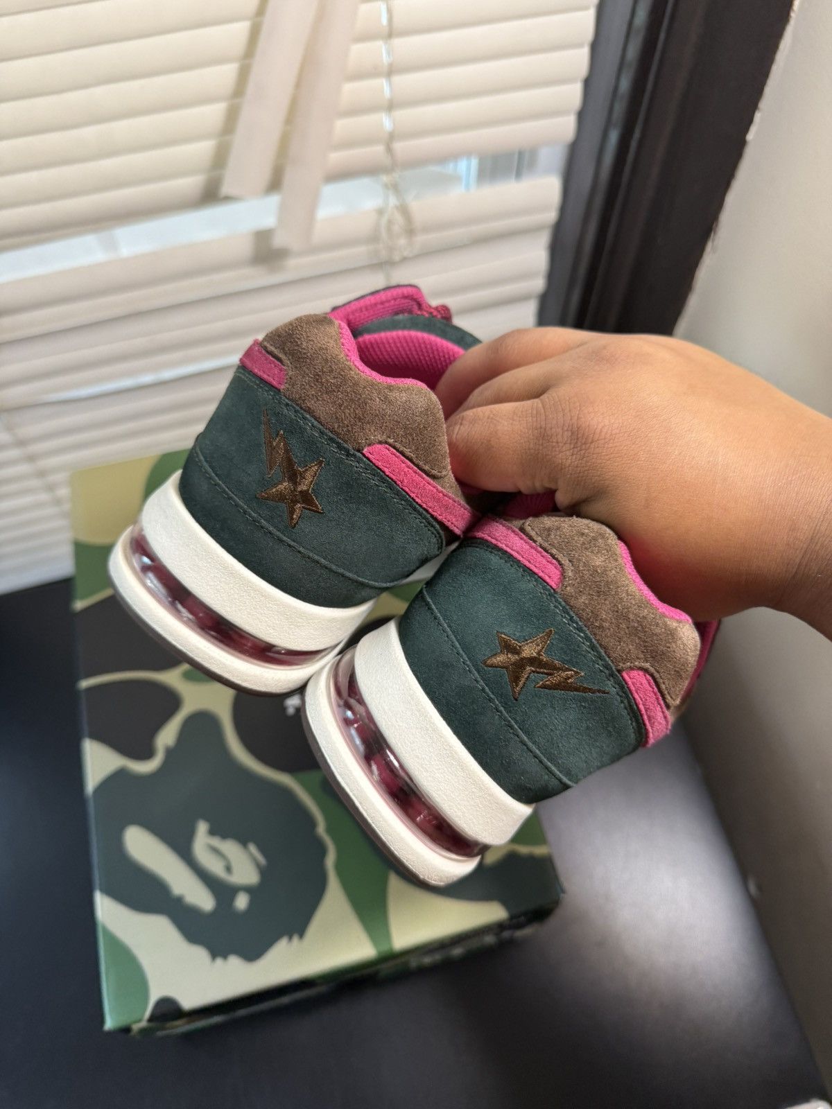 Bape Bape Road sta Green Suede Size 9 Worn Once Size US 9 / EU 42 - 10 Thumbnail