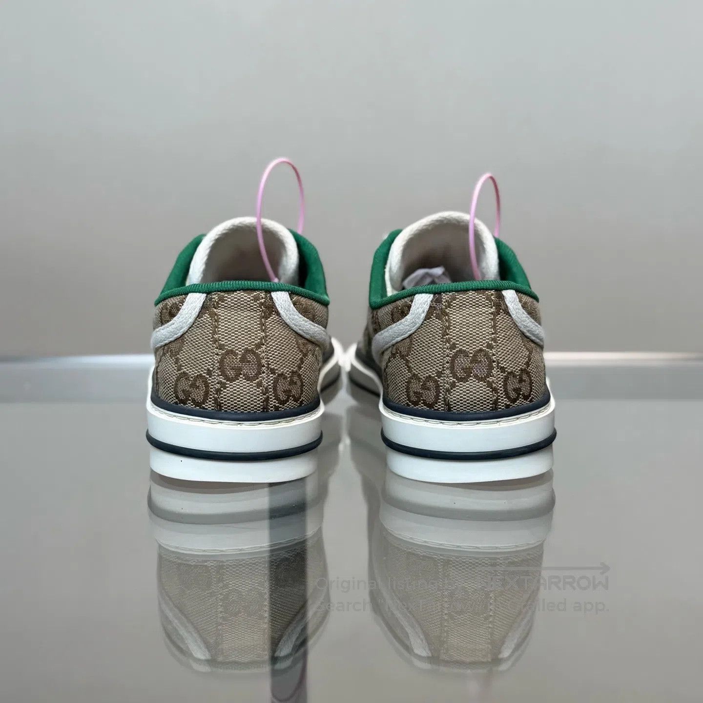 Gucci Guicci 1977 Double-G Full-Print Old-Fashioned Board Shoes Size US 4.5 / IT 34.5 - 4 Thumbnail