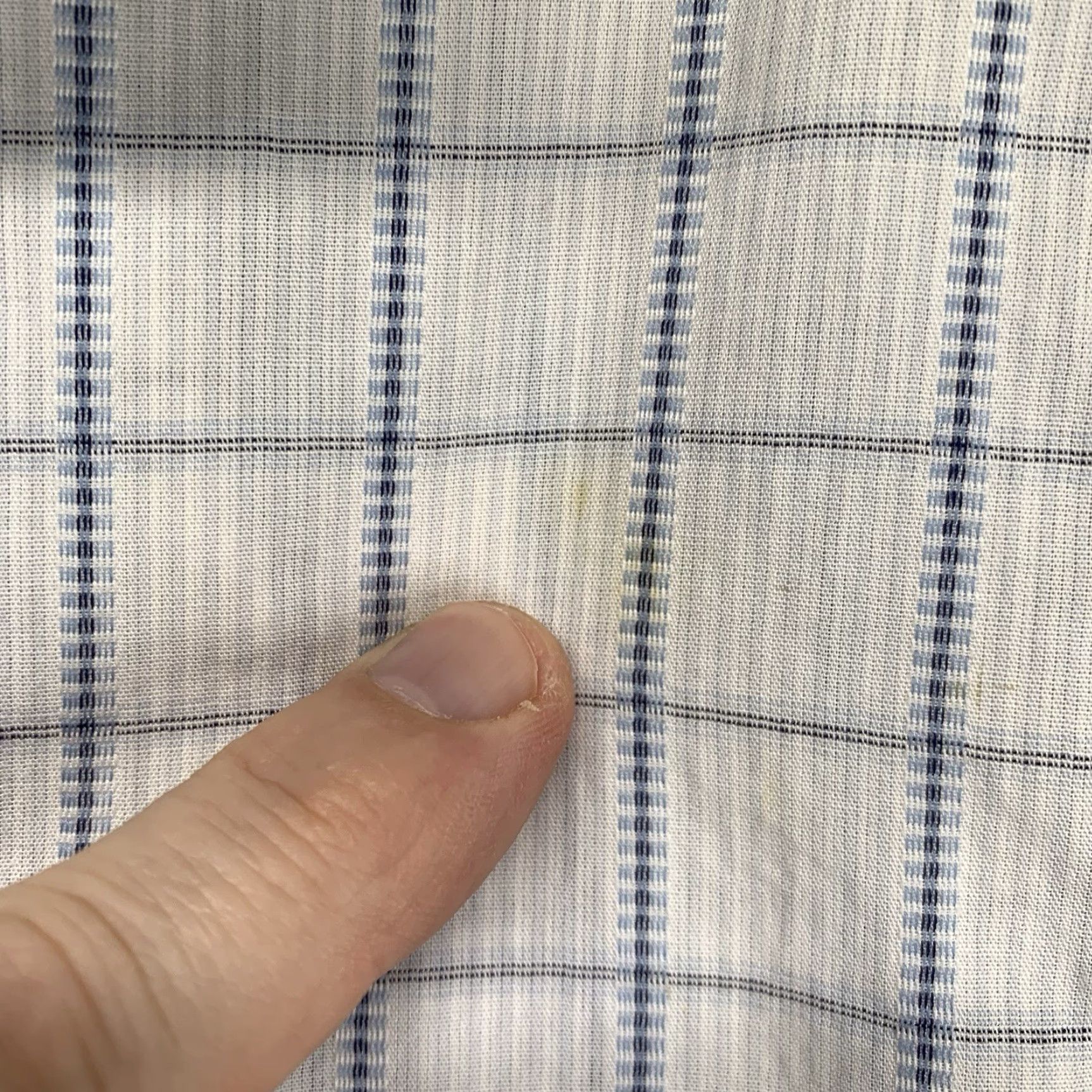 Lacoste Lacoste Men's Button-Up Shirt L White Plaid Crocodile Logo All Cotton Regular Fit Long Sleeve Size US L / EU 52-54 / 3 - 6 Thumbnail