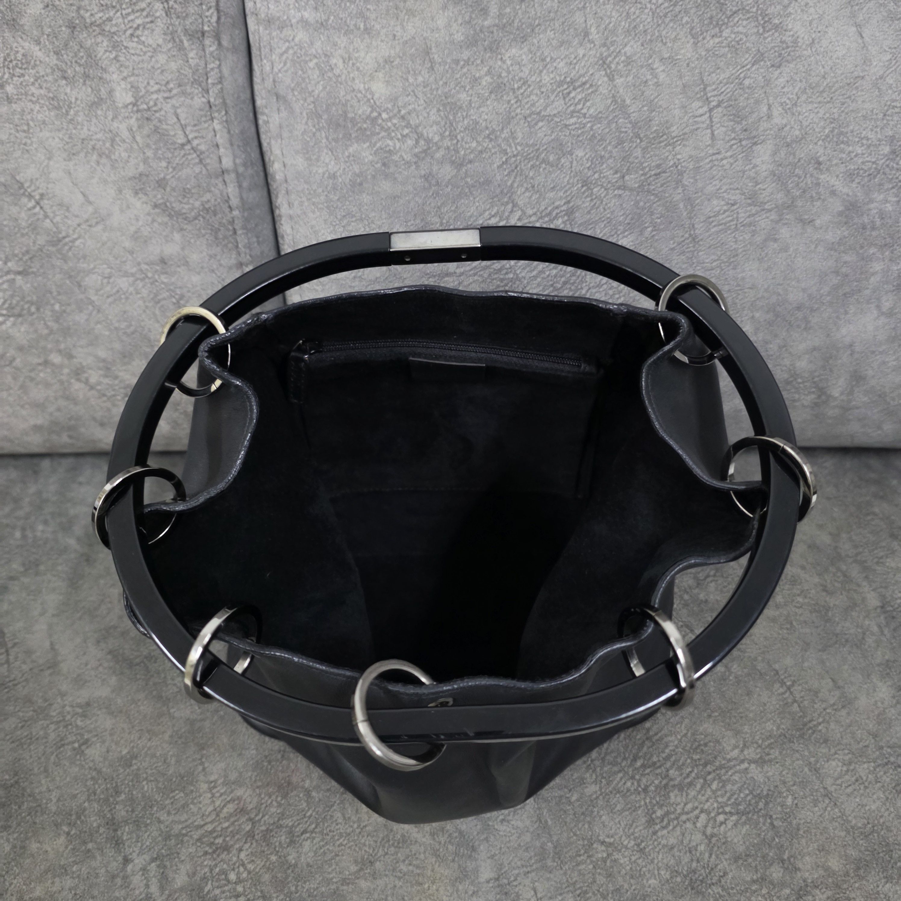 Gucci 1999 Gucci by Tom Ford 'Shower Curtain' Leather Handbag Size ONE SIZE - 10 Thumbnail
