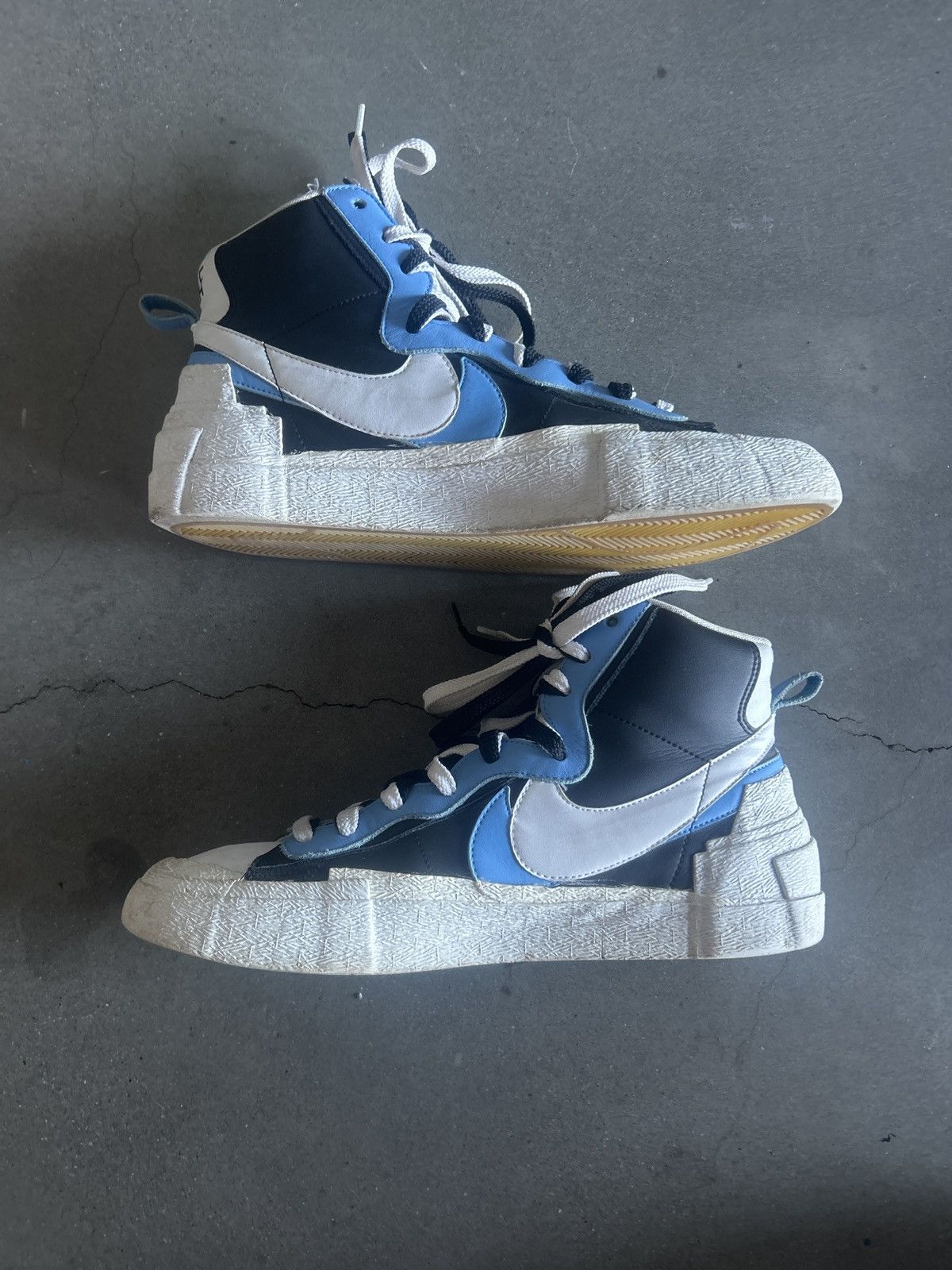 Nike × Sacai Sacai x Nike Blazer Legend Blue Size US 12 / EU 45 - 2 Thumbnail