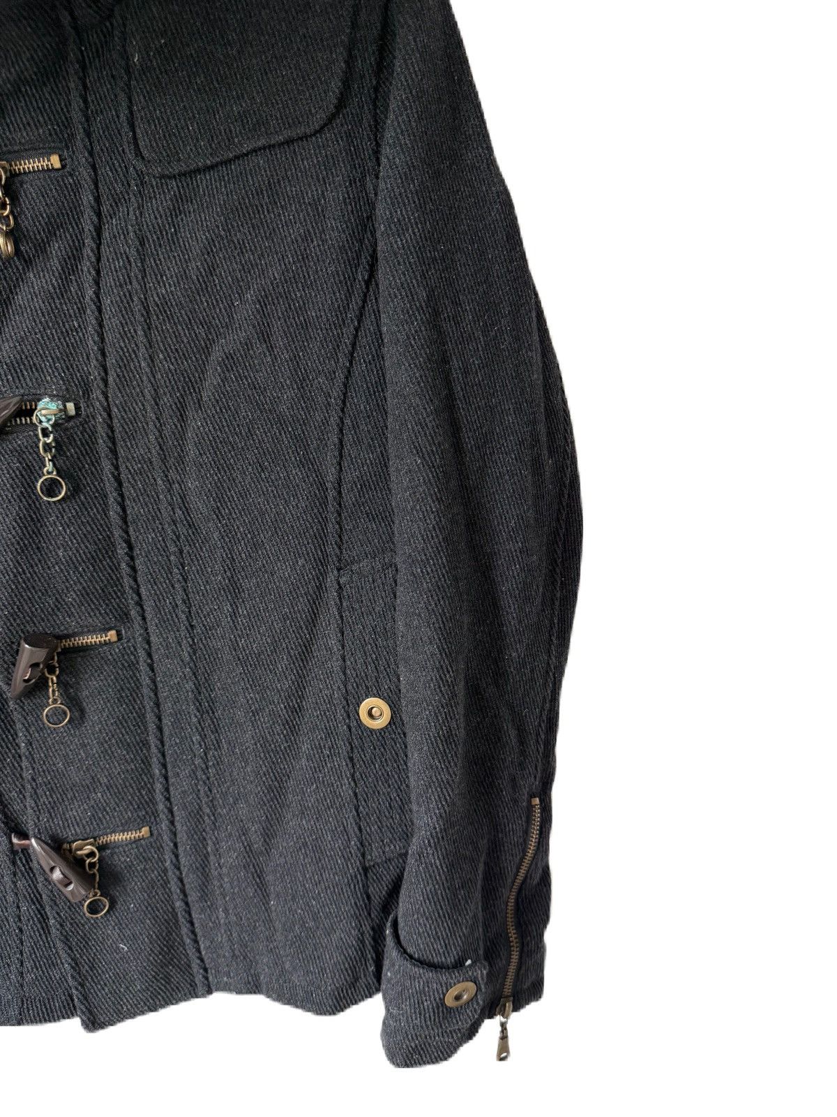 semanticdesign LGB JAPAN CULTURE SEMANTICDESIGN HERRIGBONE CASUAL JACKET Size US S / EU 44-46 / 1 - 2 Thumbnail