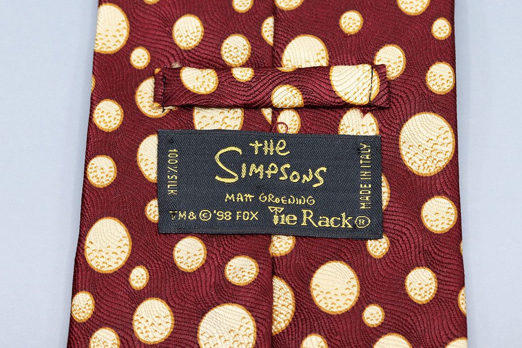 Other The Simpsons Homer Golf Tie – 1998 Vintage Italian Silk Size ONE SIZE - 3 Thumbnail