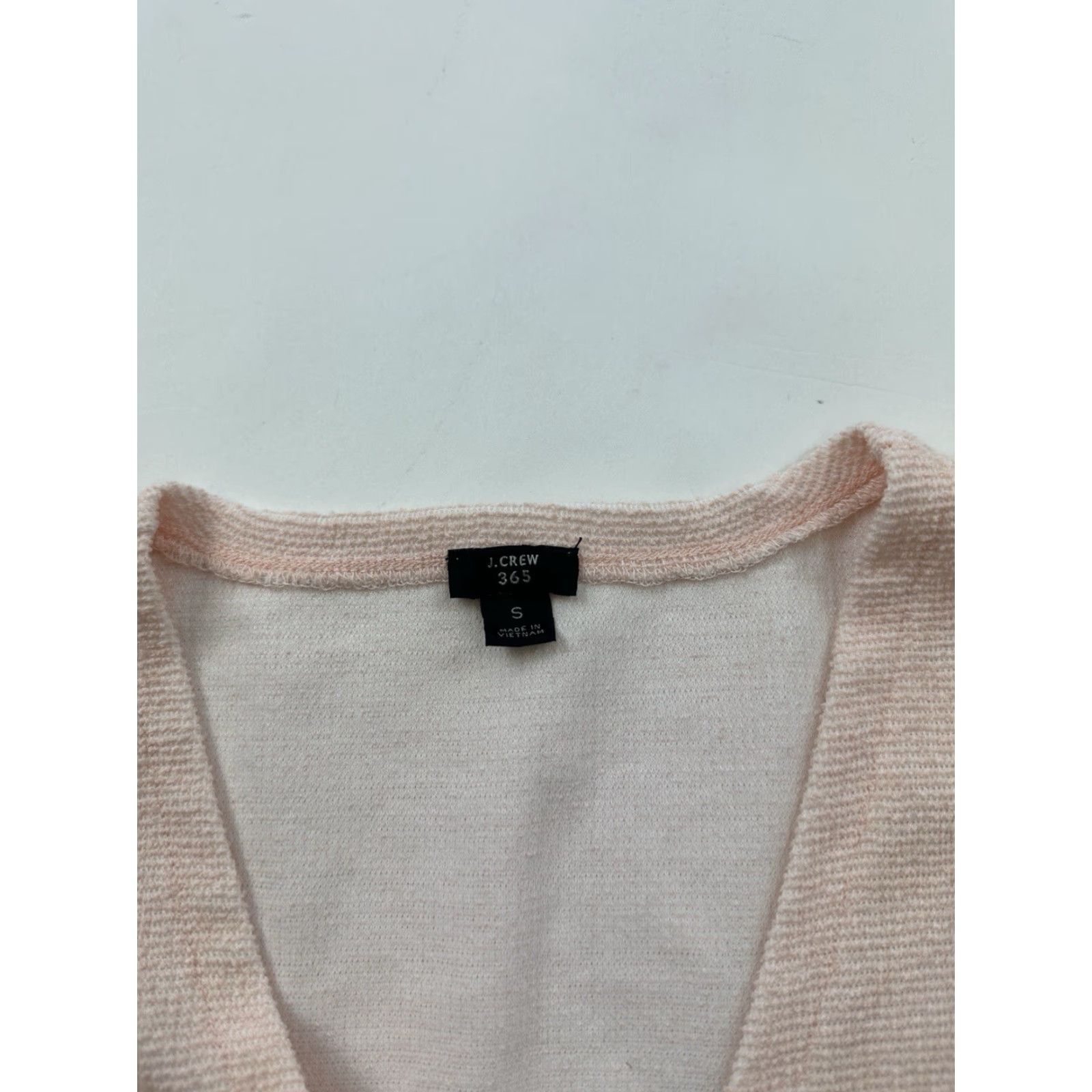 J.Crew J.Crew Tank Adult Small Pink Sleeveless Boucle Peplum Pullover Womens Size S / US 4 / IT 40 - 4 Thumbnail