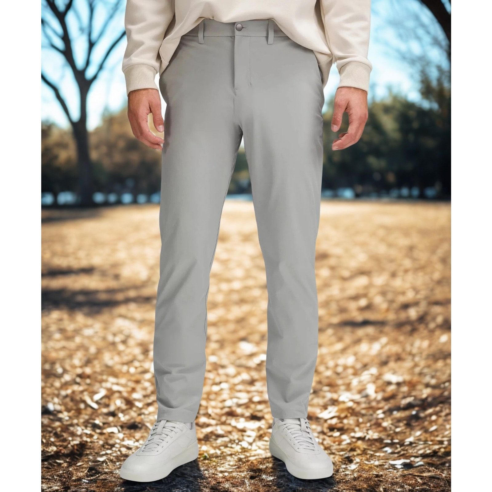 Lululemon Lululemon ABC Classic-Fit Trouser Warpstreme Silver Sz 38x26 Size US 38 / EU 54 - 1 Thumbnail