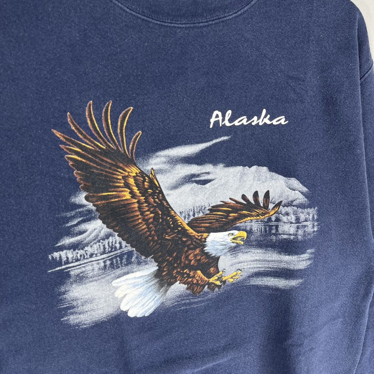 Tultex × Vintage VINTAGE TULTEX ALASKA AMERICAN BALD EAGLE PRINTED BIG LOGO Size US M / EU 48-50 / 2 - 4 Thumbnail
