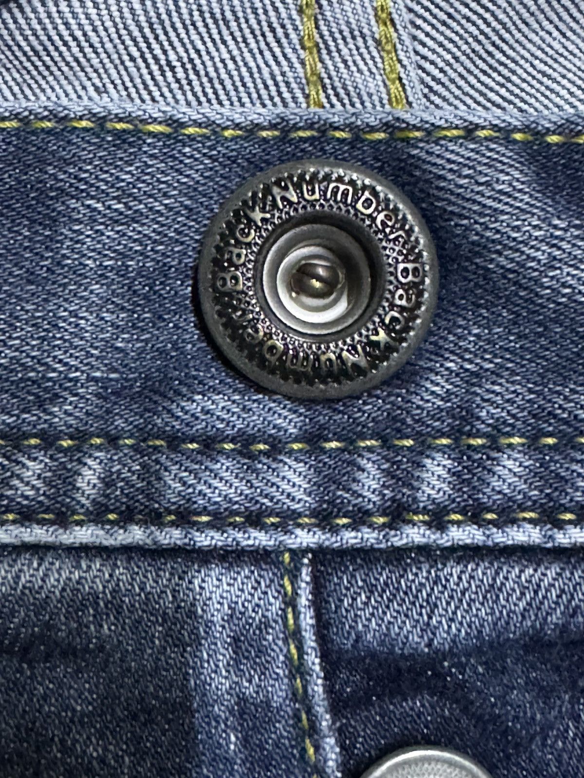 Japanese Brand Vintage Back Number Talon Zip Slim Fit Skinny Jeans Size US 28 / EU 44 - 11 Thumbnail