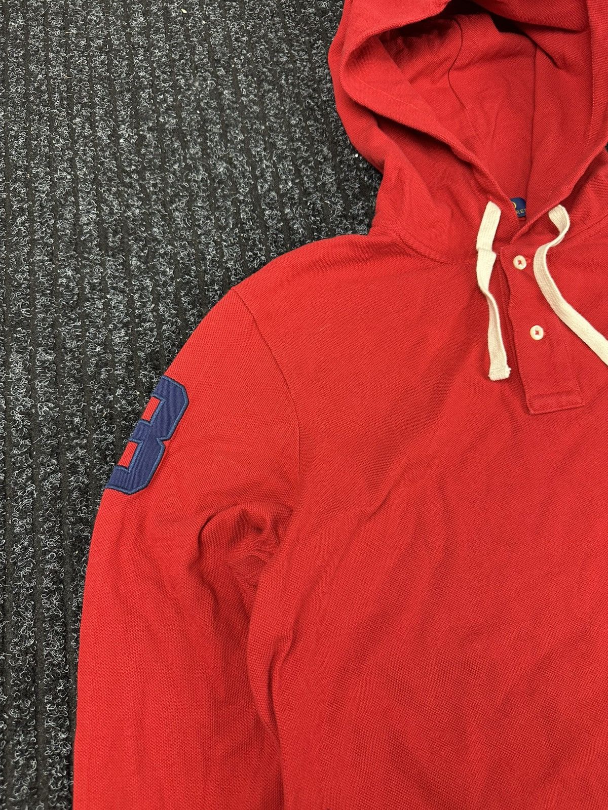 Polo Ralph Lauren Polo Ralph Lauren #3 Red Hoodie Streetwear Y2K Size US M / EU 48-50 / 2 - 4 Thumbnail