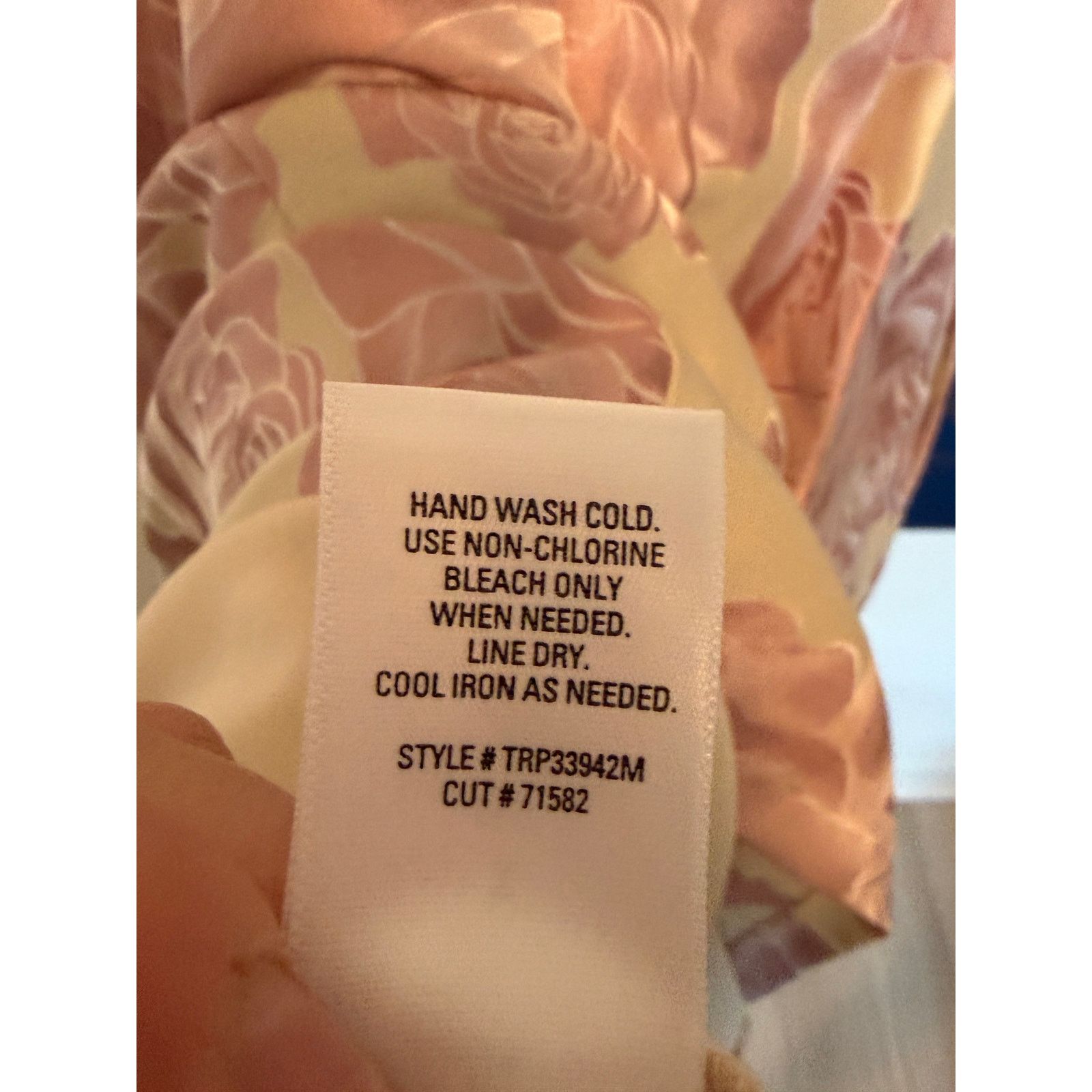 Other Pink Cream V-Neck Sleeveless Formal Pocketed Midi Dress Size XS / US 0-2 / IT 36-38 - 8 Thumbnail