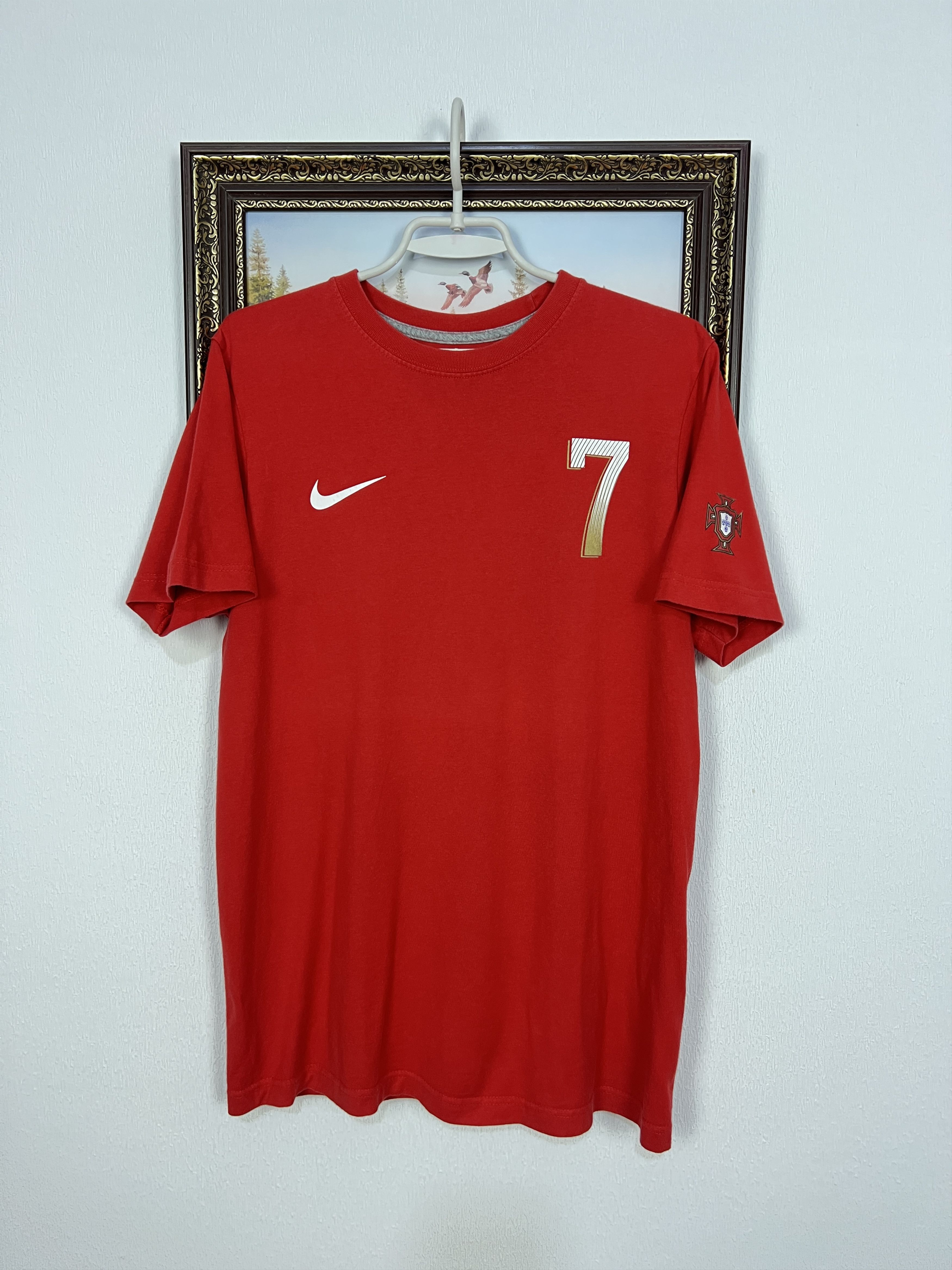 Nike Vintage Nike Portugal Football Train Shirt #7 Ronaldo Soccer Size US M / EU 48-50 / 2 - 1 Thumbnail