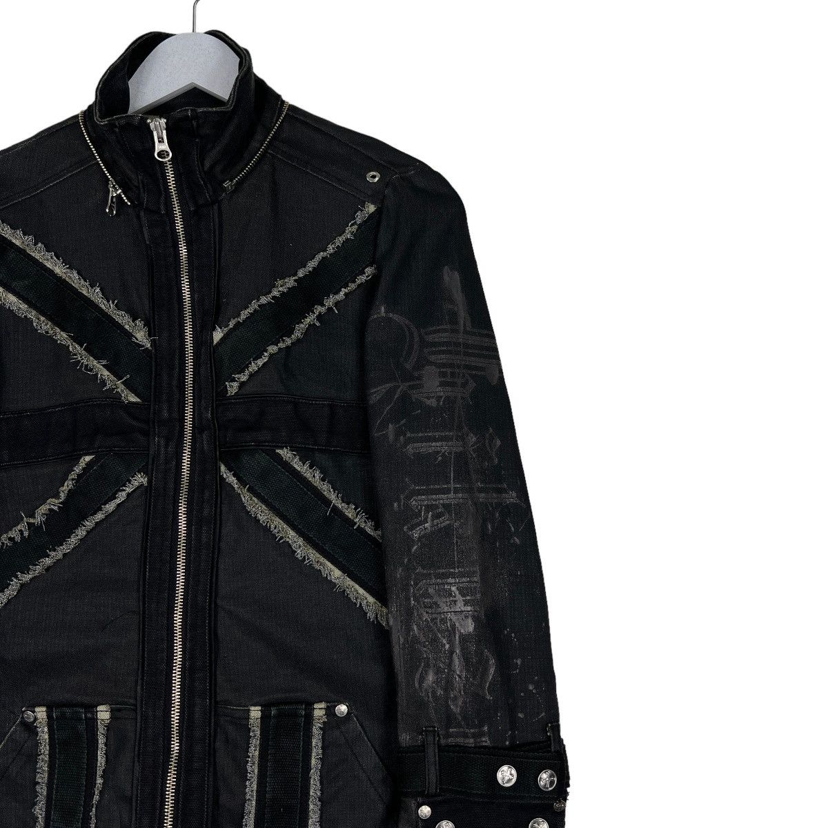 Japanese Brand 🔥 CYBERPUNK DENIM LONG JACKET Size US S / EU 44-46 / 1 - 6 Thumbnail