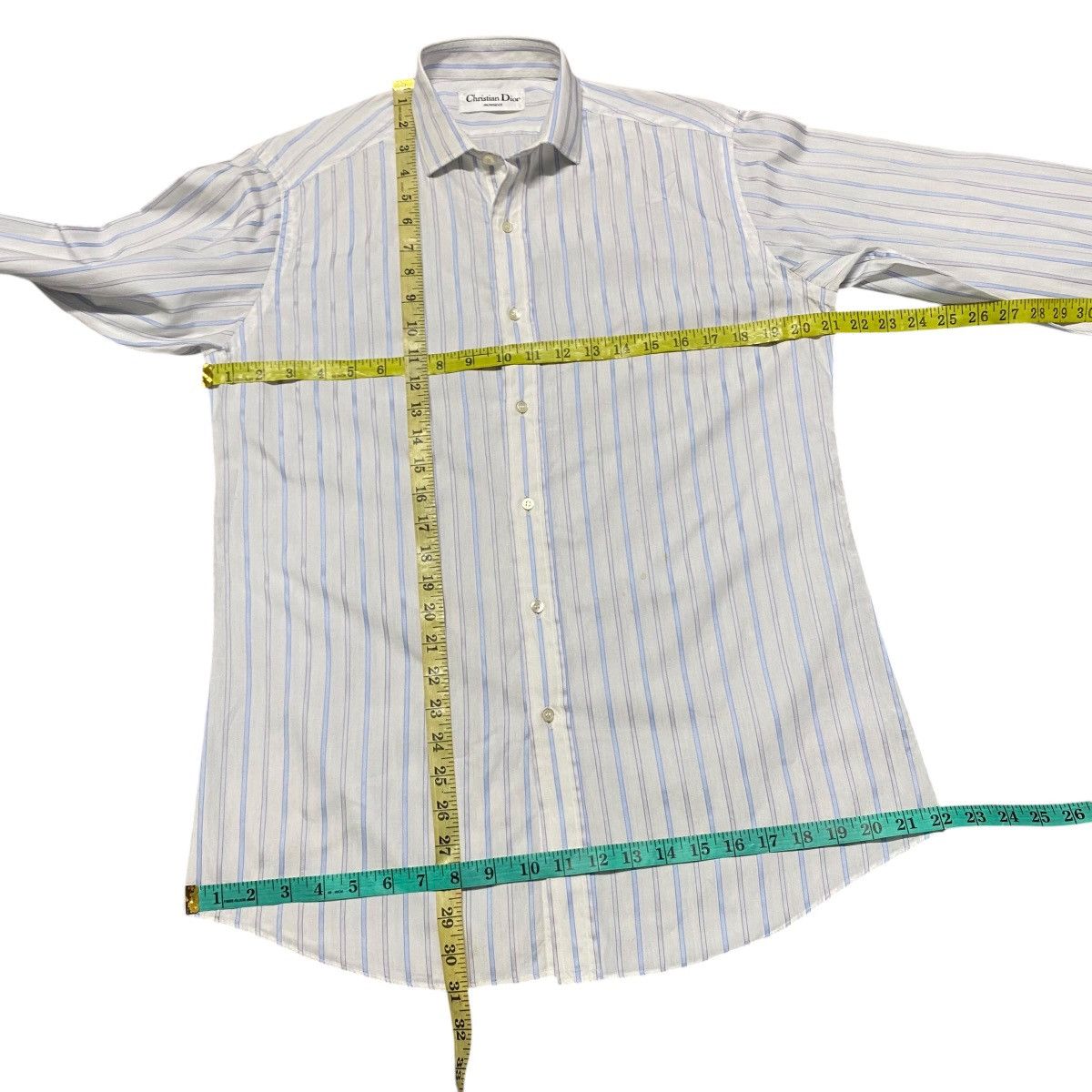 Christian Dior Monsieur Christian Dior Monsieur Shirt Longsleeve Striped Size US M / EU 48-50 / 2 - 13 Thumbnail