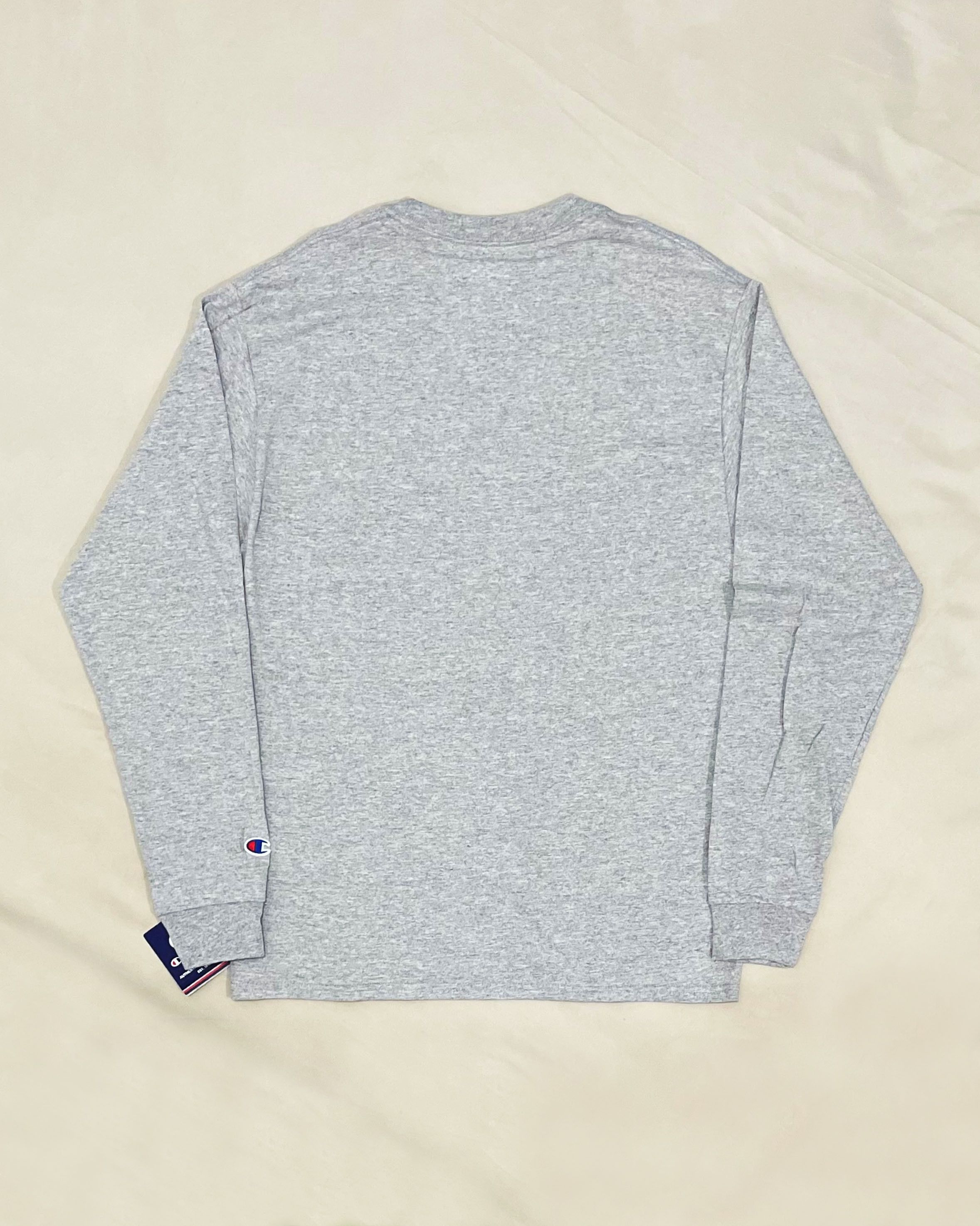 Champion Champion Patriotic Logo Long Sleeve T-Shirt (Oxford Grey) Size US M / EU 48-50 / 2 - 2 Thumbnail