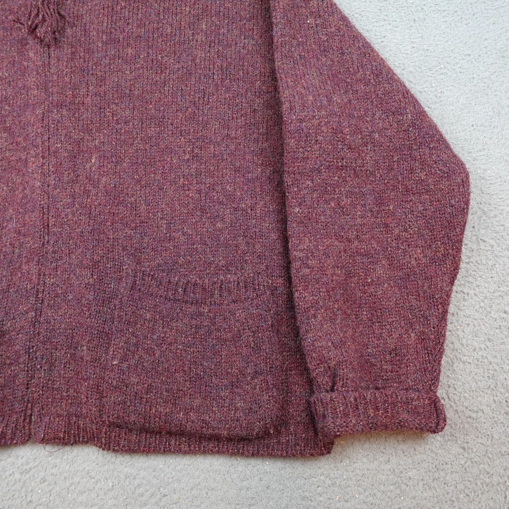 Vintage Woolrich Sweater Womens L Burgundy Full Zip Cardigan Jacket USA Size L / US 10 / IT 46 - 2 Thumbnail