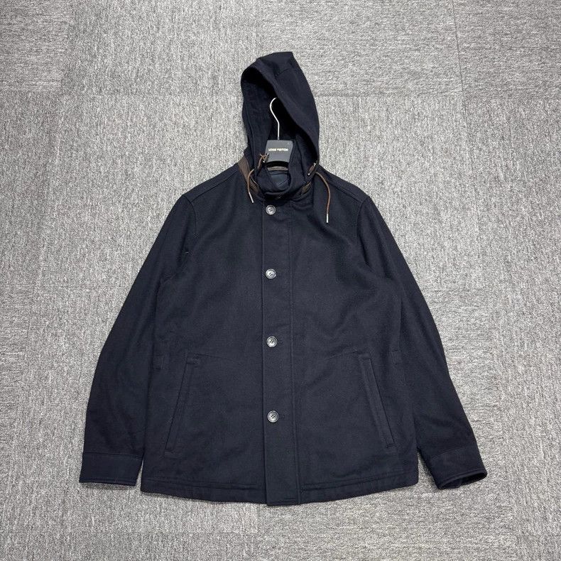 Ermenegildo Zegna Ermenegildo Zegna Fine Cashmere Hooded Military Jacket Size US M / EU 48-50 / 2 - 1 Thumbnail