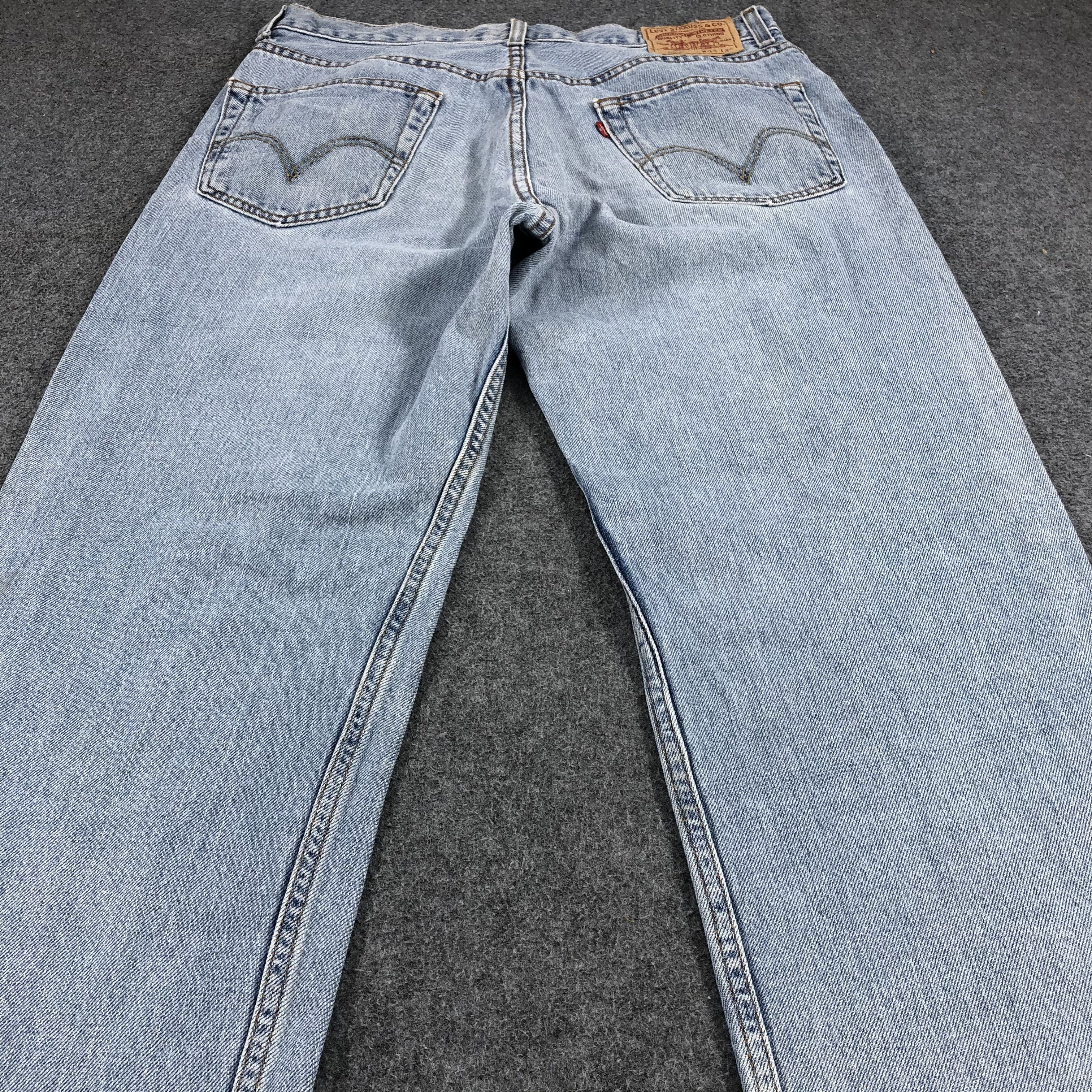 Levi's Vintage Levis Jeans Lot 550 Light Washed Denim-J1089 Size US 34 / EU 50 - 4 Thumbnail