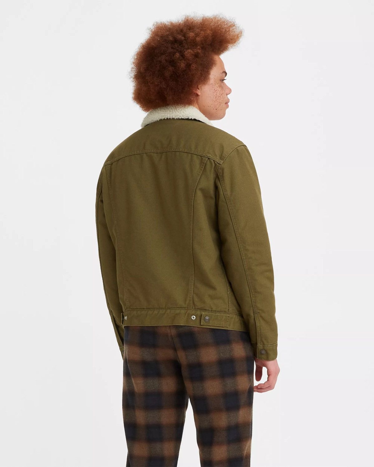 Levi's Levis Sherpa Trucker Jacket Size US M / EU 48-50 / 2 - 2 Thumbnail