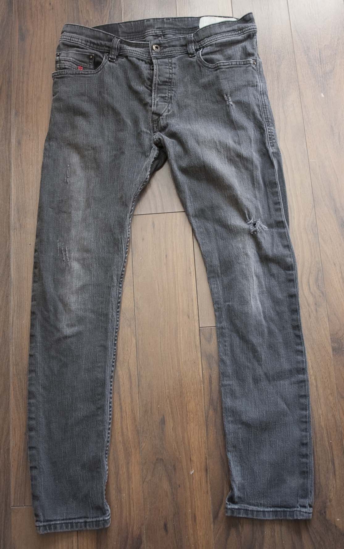 Diesel Diesel Jeans Tepphar Slim Carrot Size 32x28 Dark Gray Size US 32 / EU 48 - 1 Thumbnail