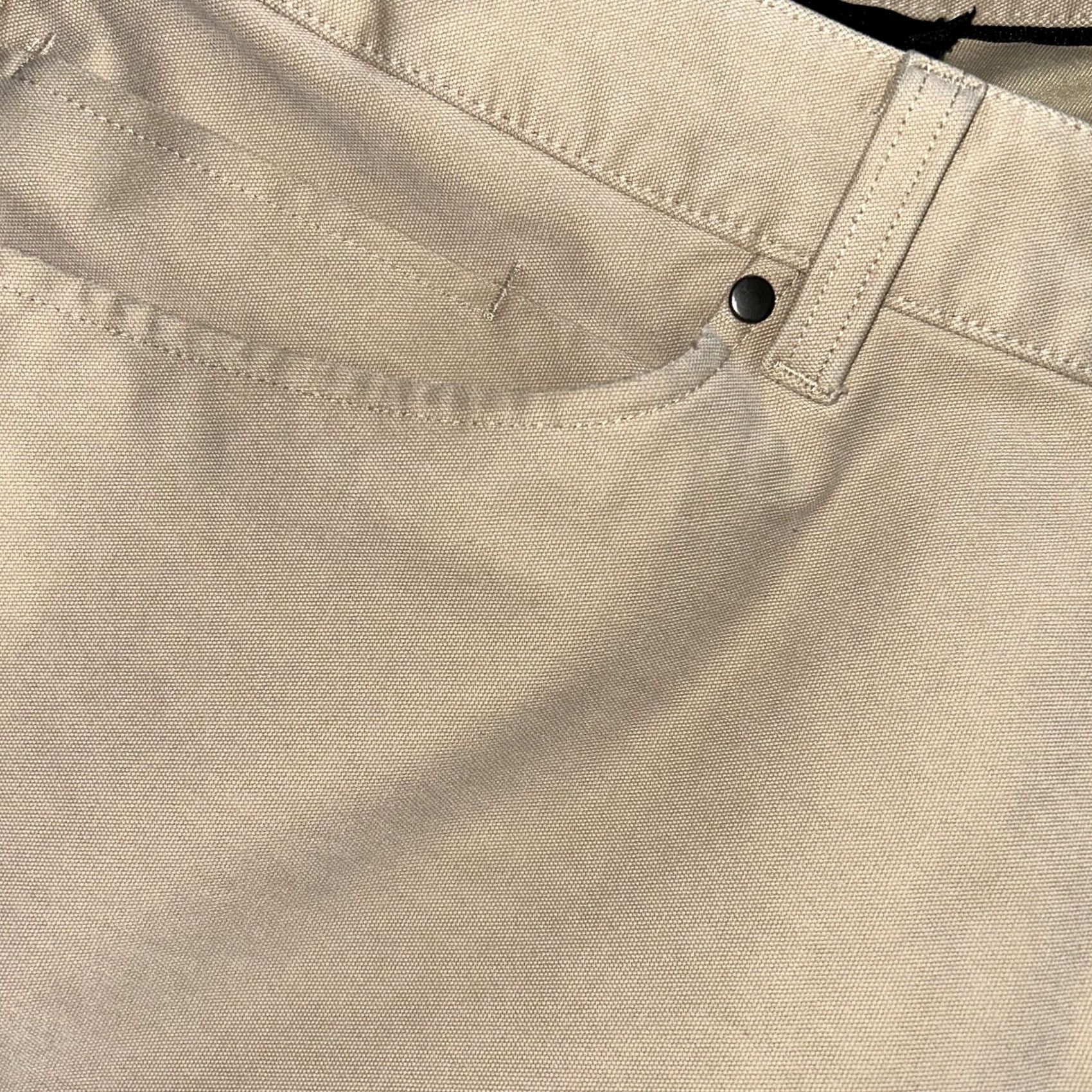 Lululemon Lululemon Commission Pant Warpstreme Beige Flat Front Regular Fit Tapered 34x33 Distressed Men’s Size US 34 / EU 50 - 5 Thumbnail
