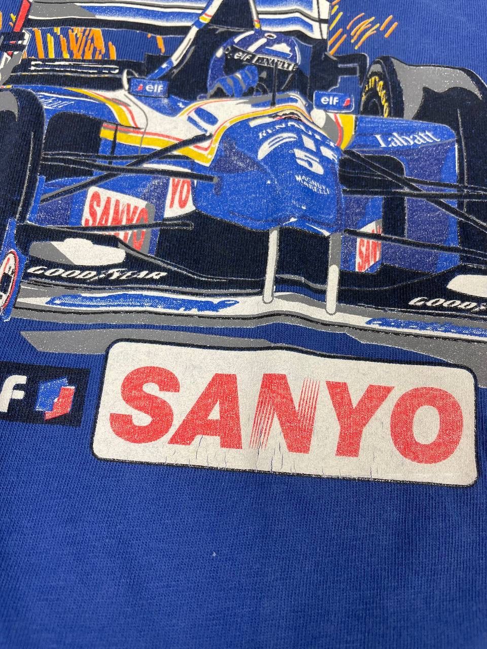 Formula 1 Vintage Williams Renault F1 Racing T-Shirt 90s Size US L / EU 52-54 / 3 - 4 Thumbnail