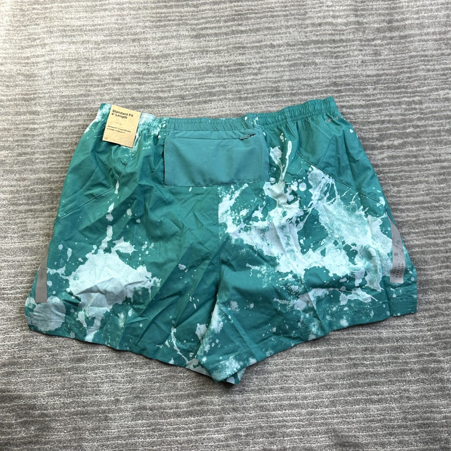 Nike VINTAGE Nike Shorts Mens L Dri-FIT Run Division Stride 4" Brief Lined Running Size US 33 - 2 Thumbnail