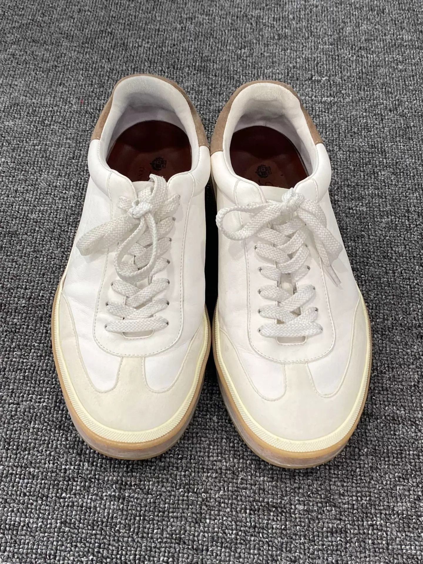 Loro Piana LP White Sneaker Size 40 Size US 9.5 / EU 42-43 - 2 Thumbnail