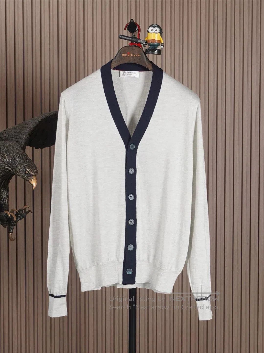 Brunello Cucinelli Brunello Cucinelli Men's Cashmere Cardigan. Size US S / EU 44-46 / 1 - 1 Thumbnail