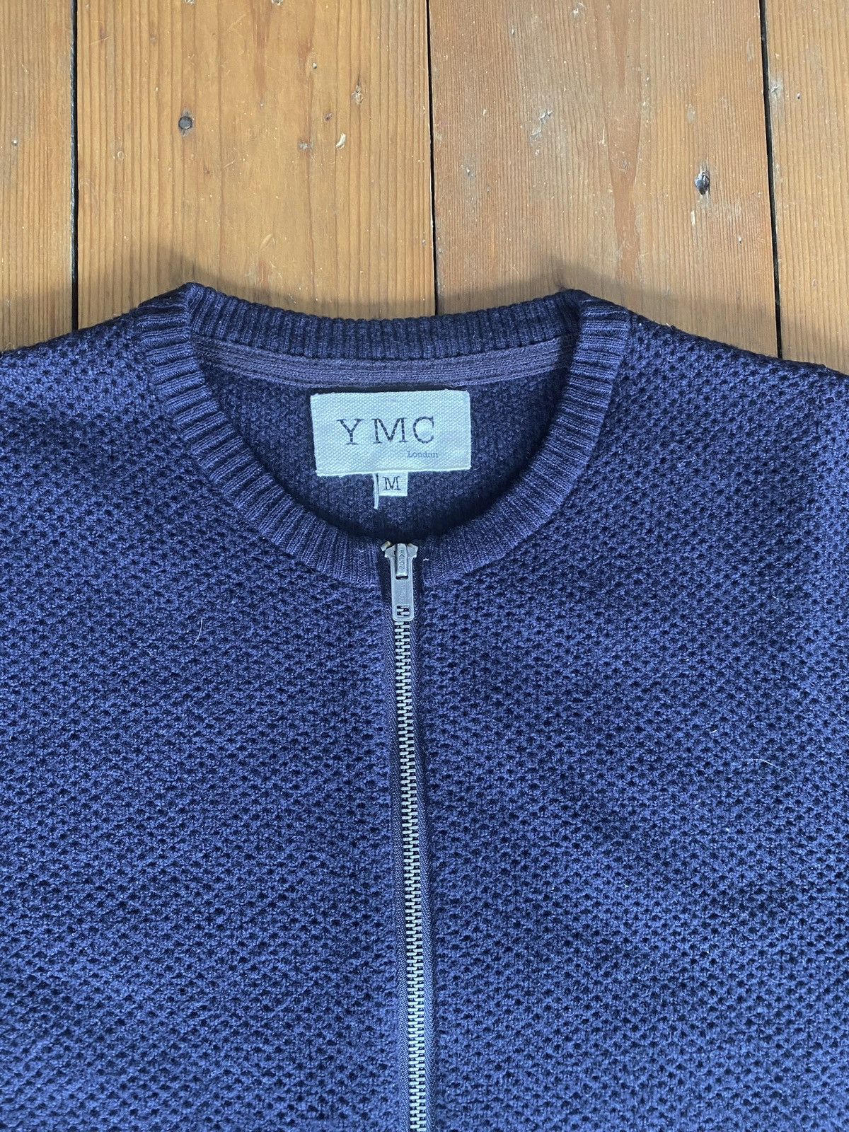YMC YMC zip-up crew neck Cardigan Size US M / EU 48-50 / 2 - 2 Thumbnail